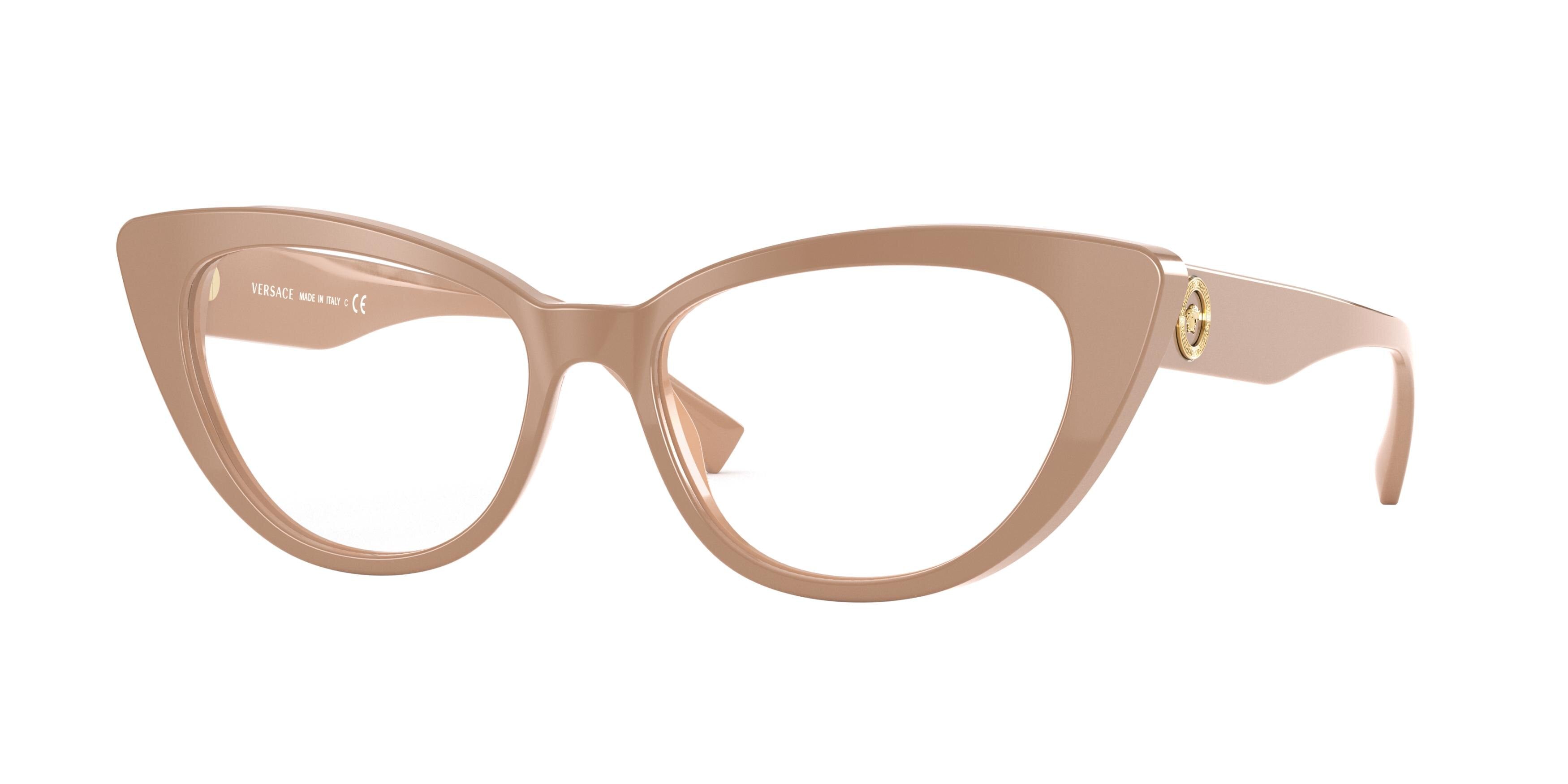 Versace VE3286 Cat Eye Eyeglasses 5331-Nude 54-140-16 - Color Map Pink