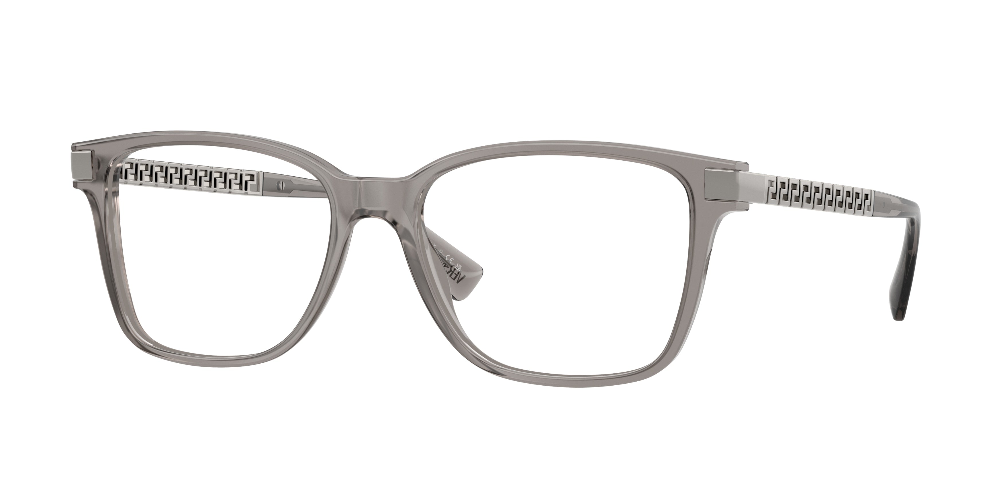 Versace VE3340U Pillow Eyeglasses 5406-Opal Grey 55-145-17 - Color Map Grey