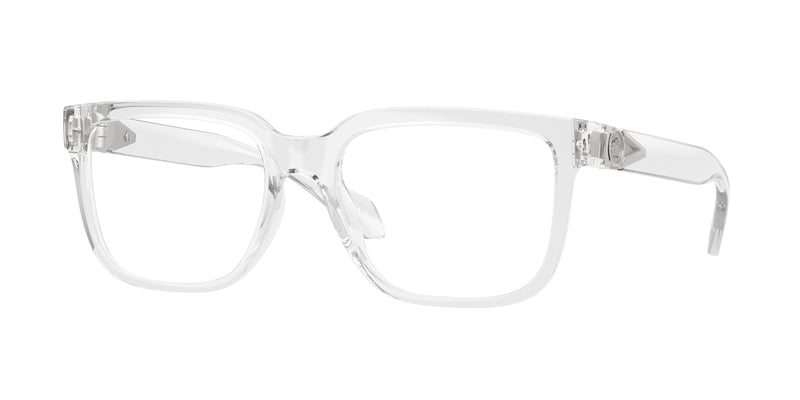 Versace VE3377U Square Eyeglasses 5510-Light Grey Transparent 55-140-18 - Color Map Grey