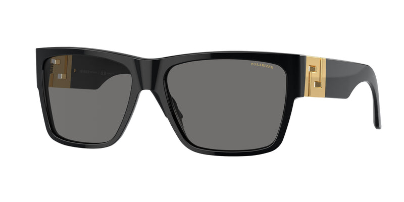 Versace VE4296 Square Sunglasses GB1/81-Black 59-145-16 - Color Map Black