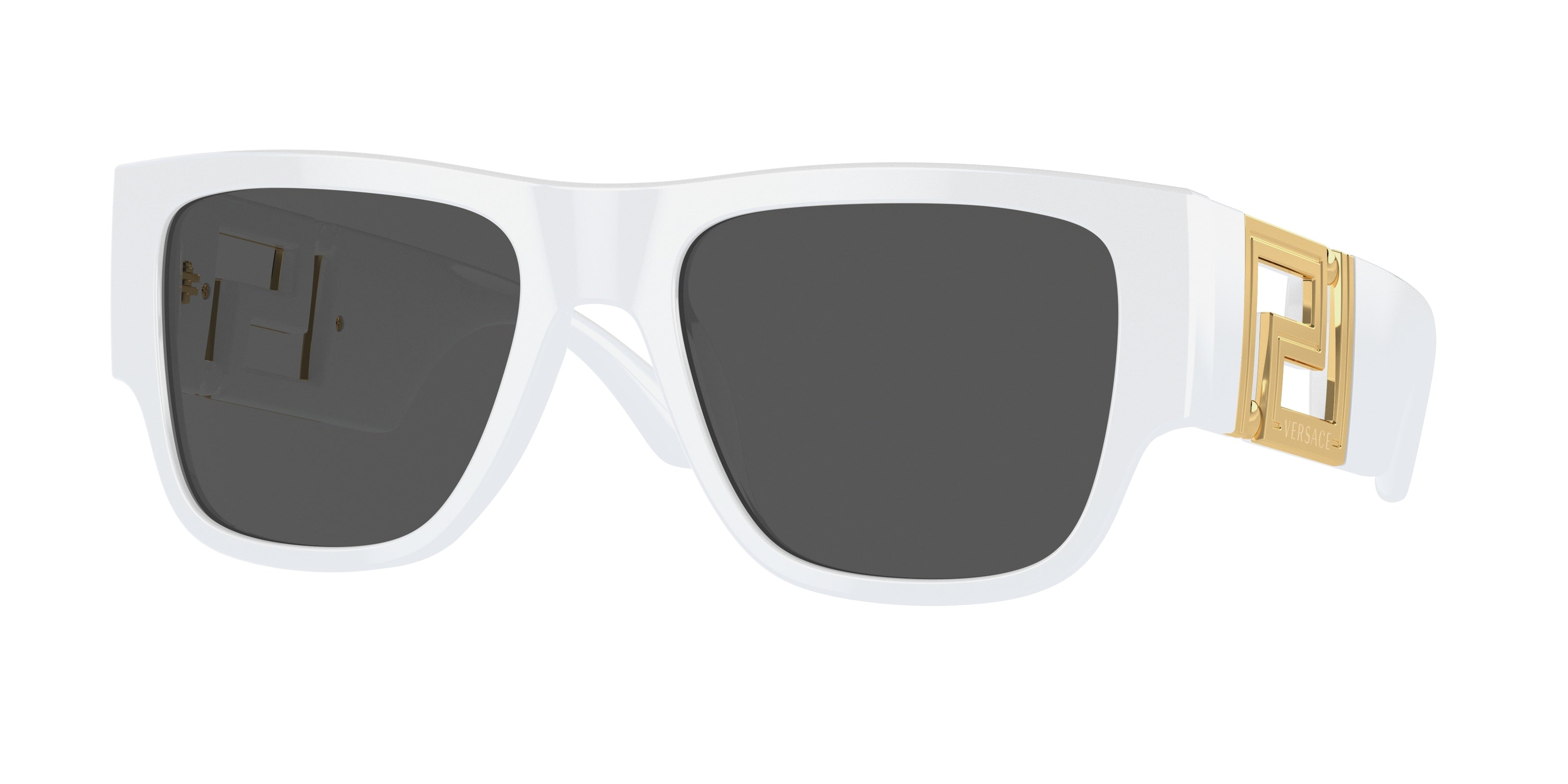 Versace VE4403 Rectangle Sunglasses 314/87-White 57-140-20 - Color Map White