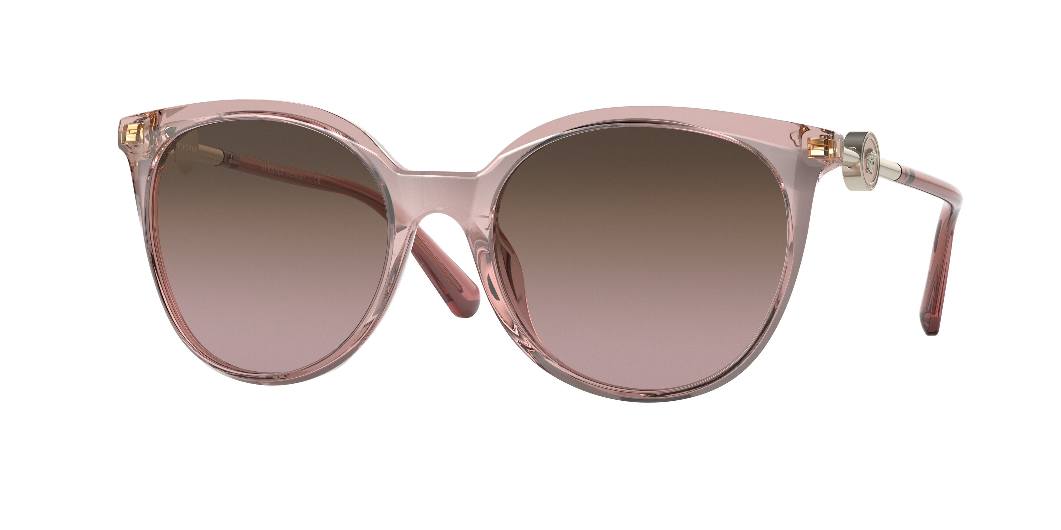 Versace VE4404 Phantos Sunglasses 532214-Transparent Pink 55-140-19 - Color Map Pink