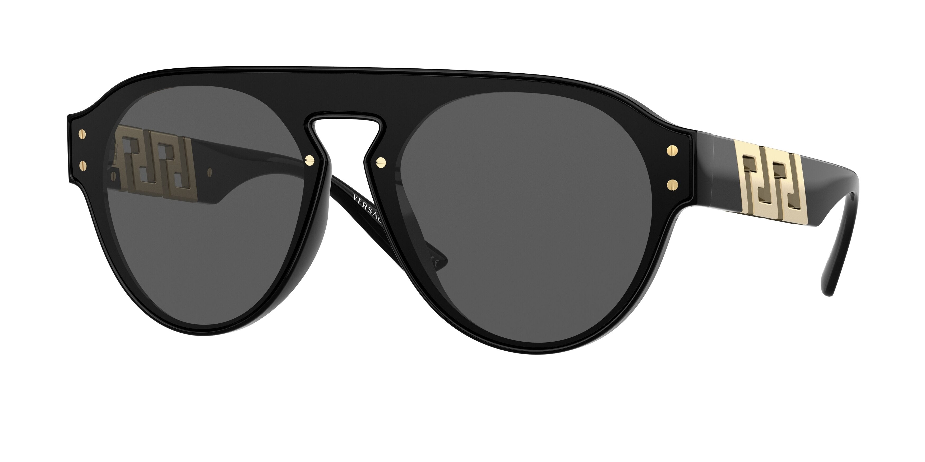 Versace VE4420 Phantos Sunglasses GB1/87-Black 0-145-144 - Color Map Black