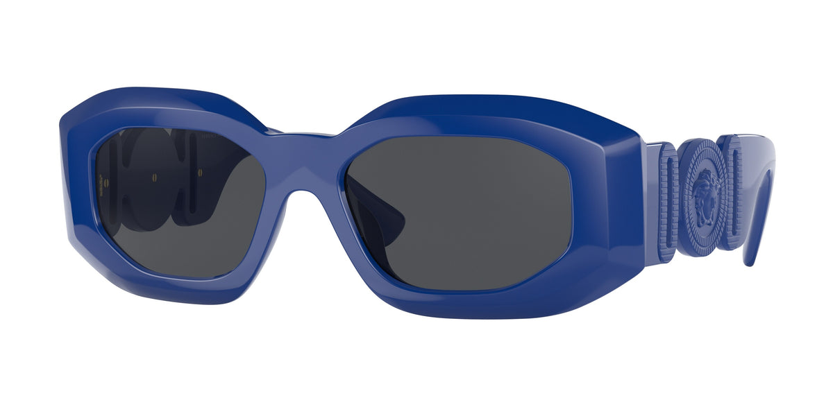 Versace VE4425U Irregular Eyeglasses 536887-Blue 54-145-18 - Color Map Blue