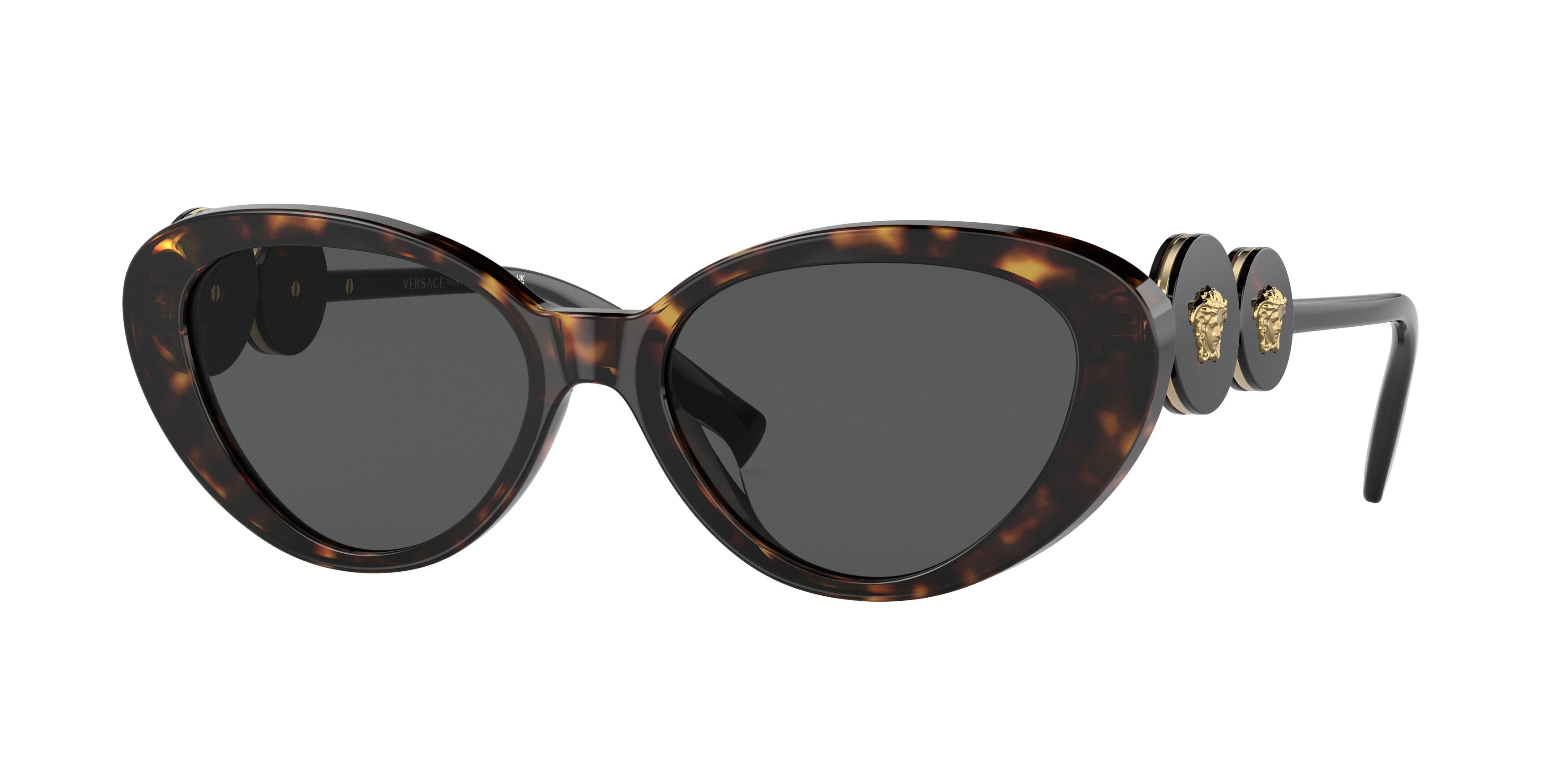 Versace VE4433U Cat Eye Sunglasses 108/87-Havana 54-145-17 - Color Map Tortoise