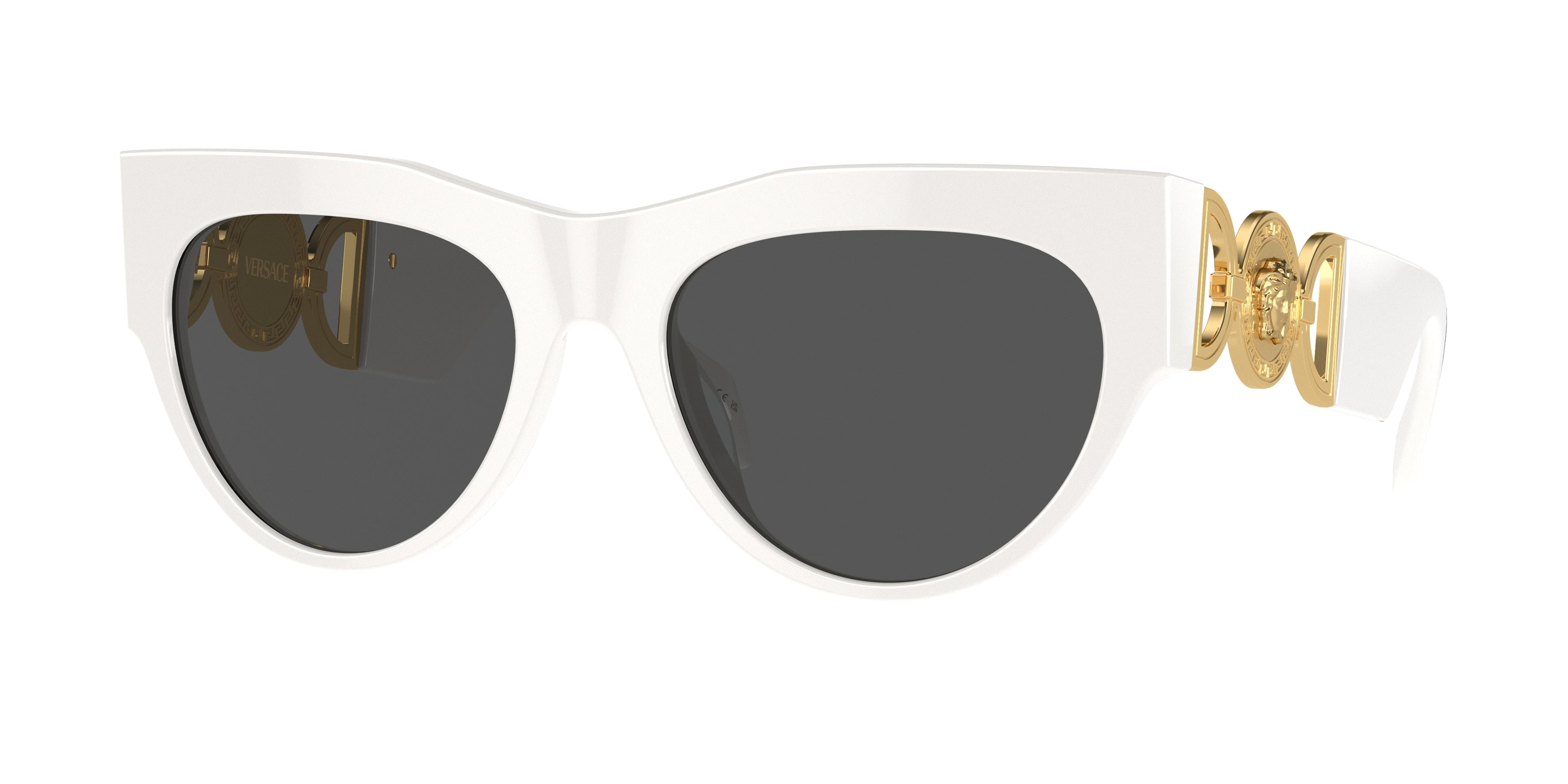 Versace VE4440U Irregular Sunglasses 314/87-White 56-145-19 - Color Map White