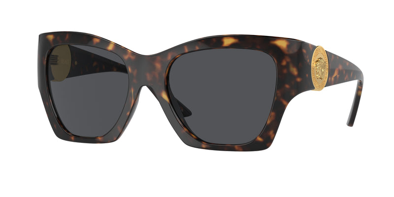 Versace VE4452 Irregular Sunglasses 108/87-Havana 55-135-19 - Color Map Tortoise