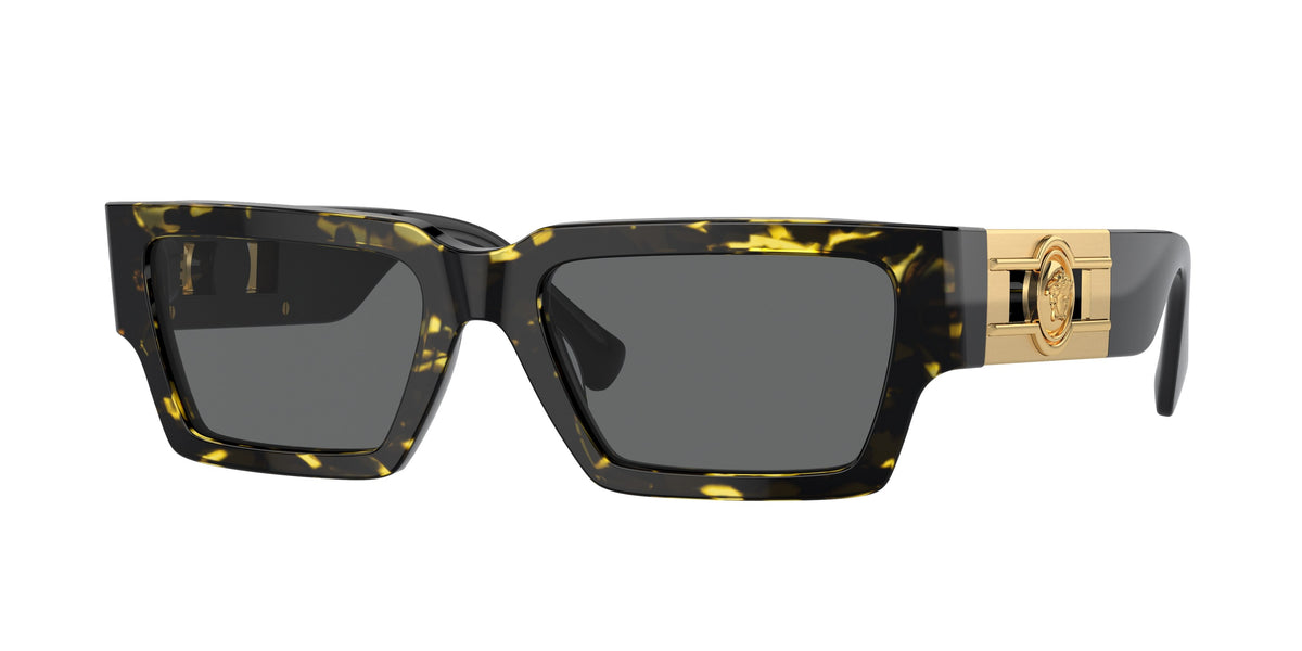 Versace VE4459 Rectangle Sunglasses 542887-Havana 54-140-18 - Color Map Tortoise
