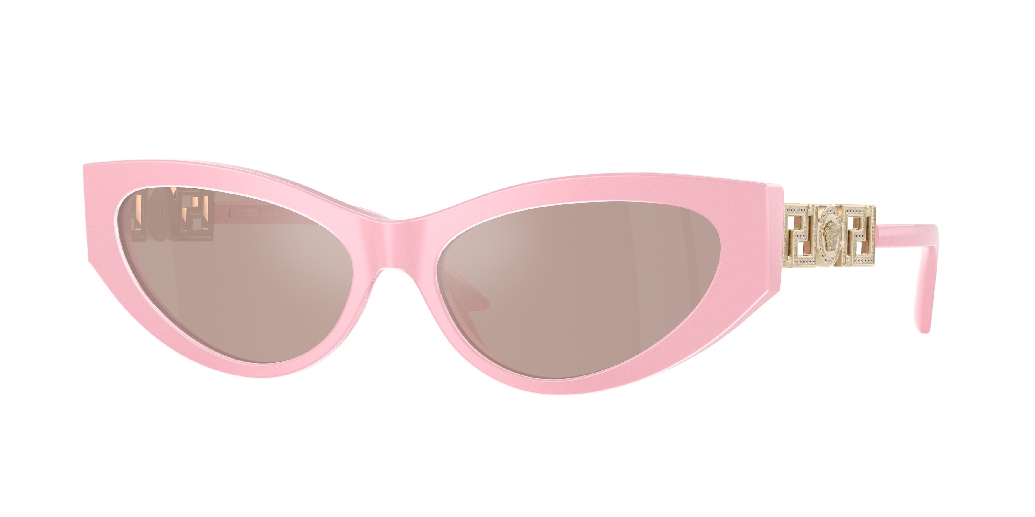 Versace VE4470B Cat Eye Sunglasses 5473/5-Perla Pastel Pink 56-140-16 - Color Map Pink