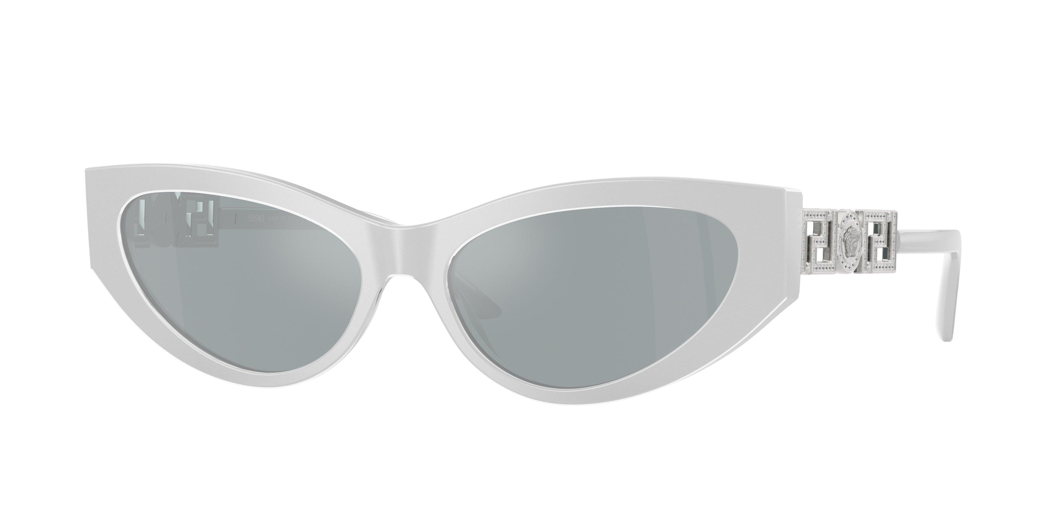 Versace VE4470B Cat Eye Sunglasses 54741U-Pearl Grey 56-140-16 - Color Map Grey