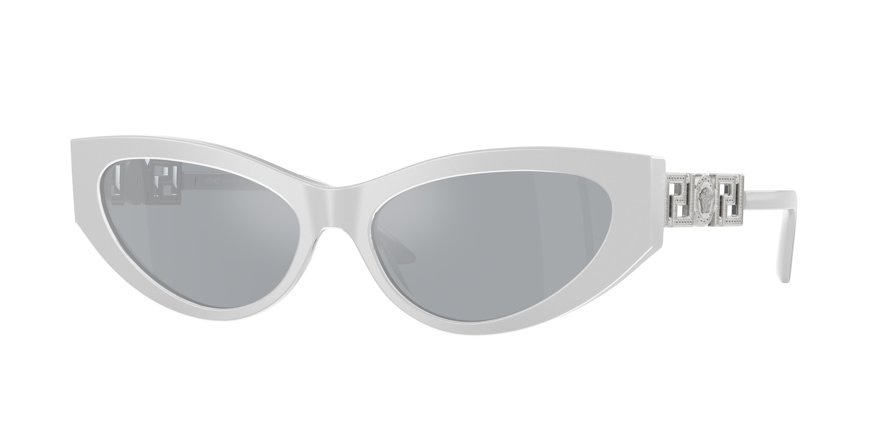 Versace VE4470B Cat Eye Sunglasses 54741U-Pearl Grey 56-140-16 - Color Map Grey