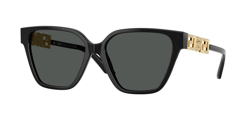 Versace VE4471BF Butterfly Sunglasses GB1/87-Black 56-140-16 - Color Map Black