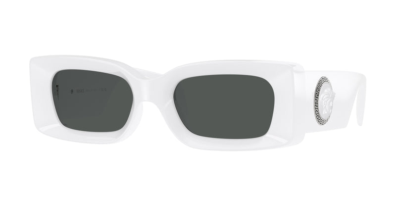 Versace VE4474U Rectangle Sunglasses 314/87-White 52-140-20 - Color Map White