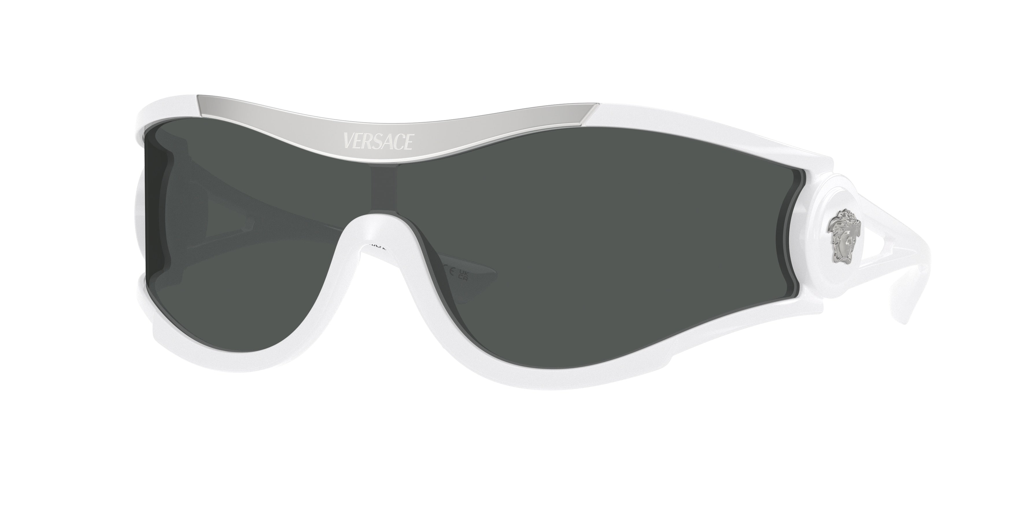 Versace VE4475 Irregular Sunglasses 314/87-White 42-110-142 - Color Map White