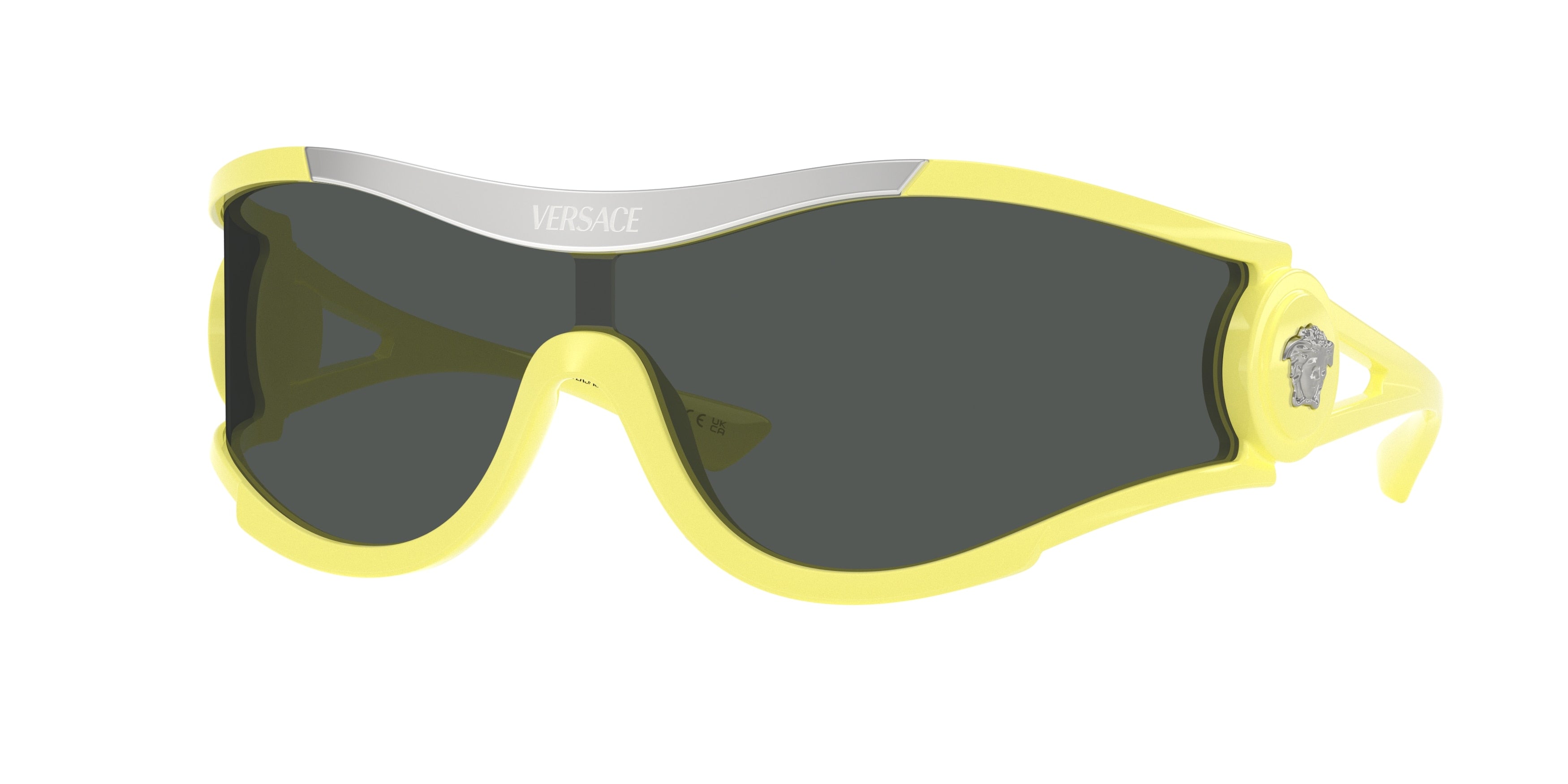 Versace VE4475 Irregular Sunglasses 548687-Yellow 42-110-142 - Color Map Yellow