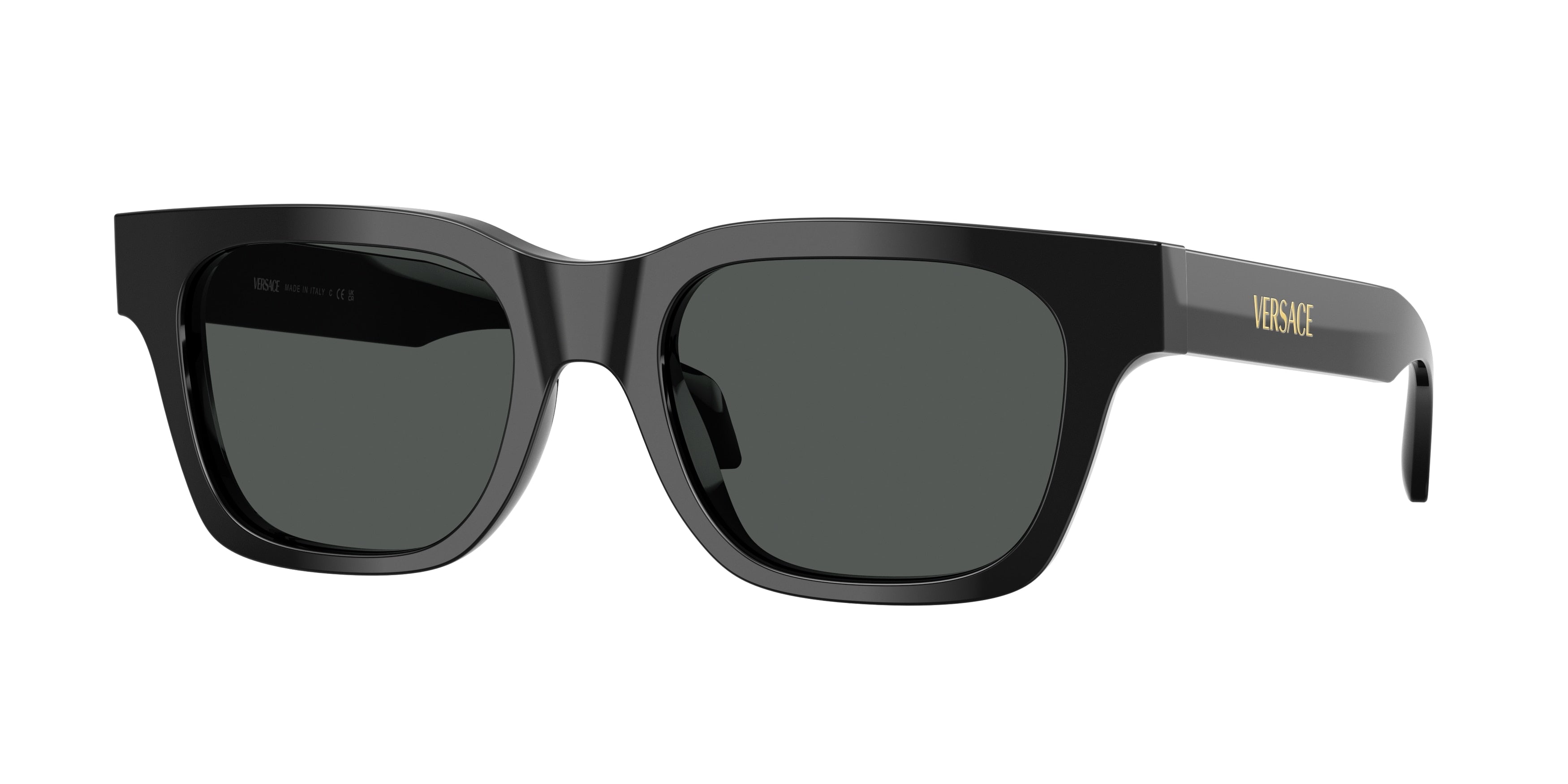 Versace VE4486F Square Sunglasses GB1/87-Black 52-140-19 - Color Map Black