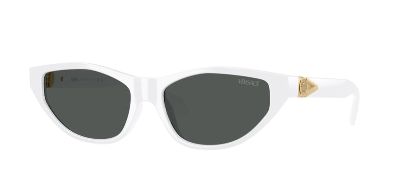 Versace VE4491U Cat Eye Sunglasses 314/87-White 55-140-16 - Color Map White