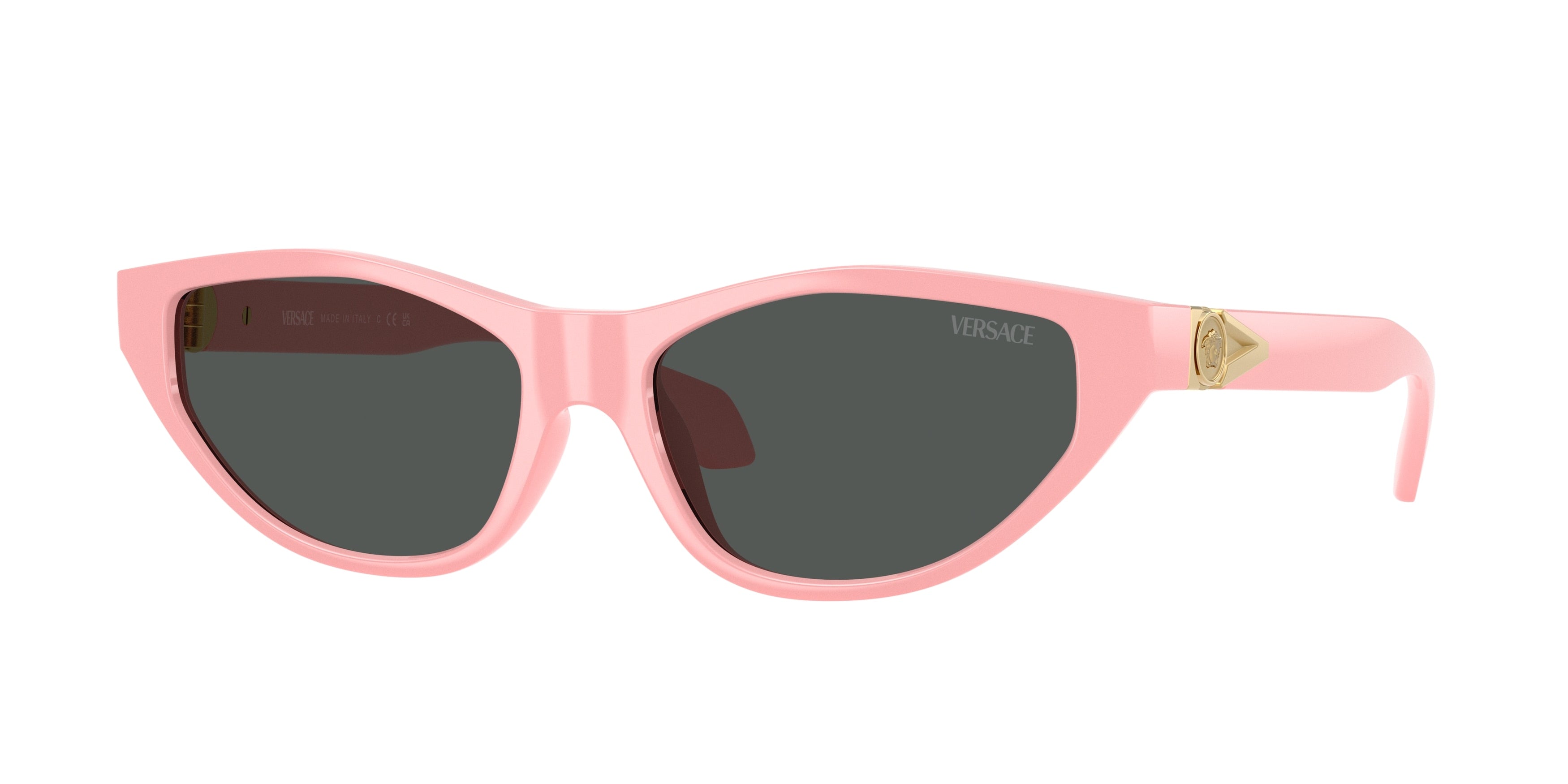 Versace VE4491U Cat Eye Sunglasses  545287-Pink 55-140-16 - Color Map Pink
