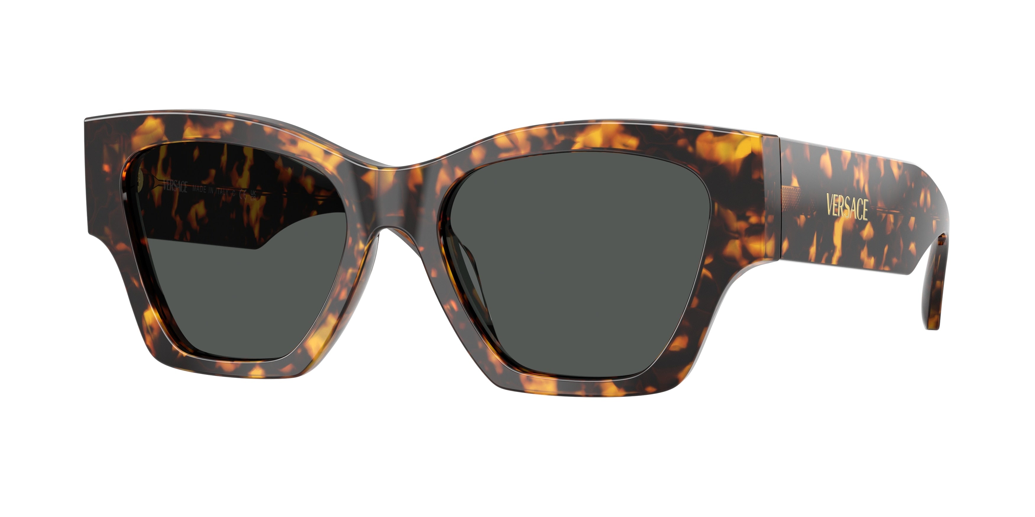 Versace VE4492U Square Sunglasses  551487-Havana Tortoise 53-140-18 - Color Map Tortoise