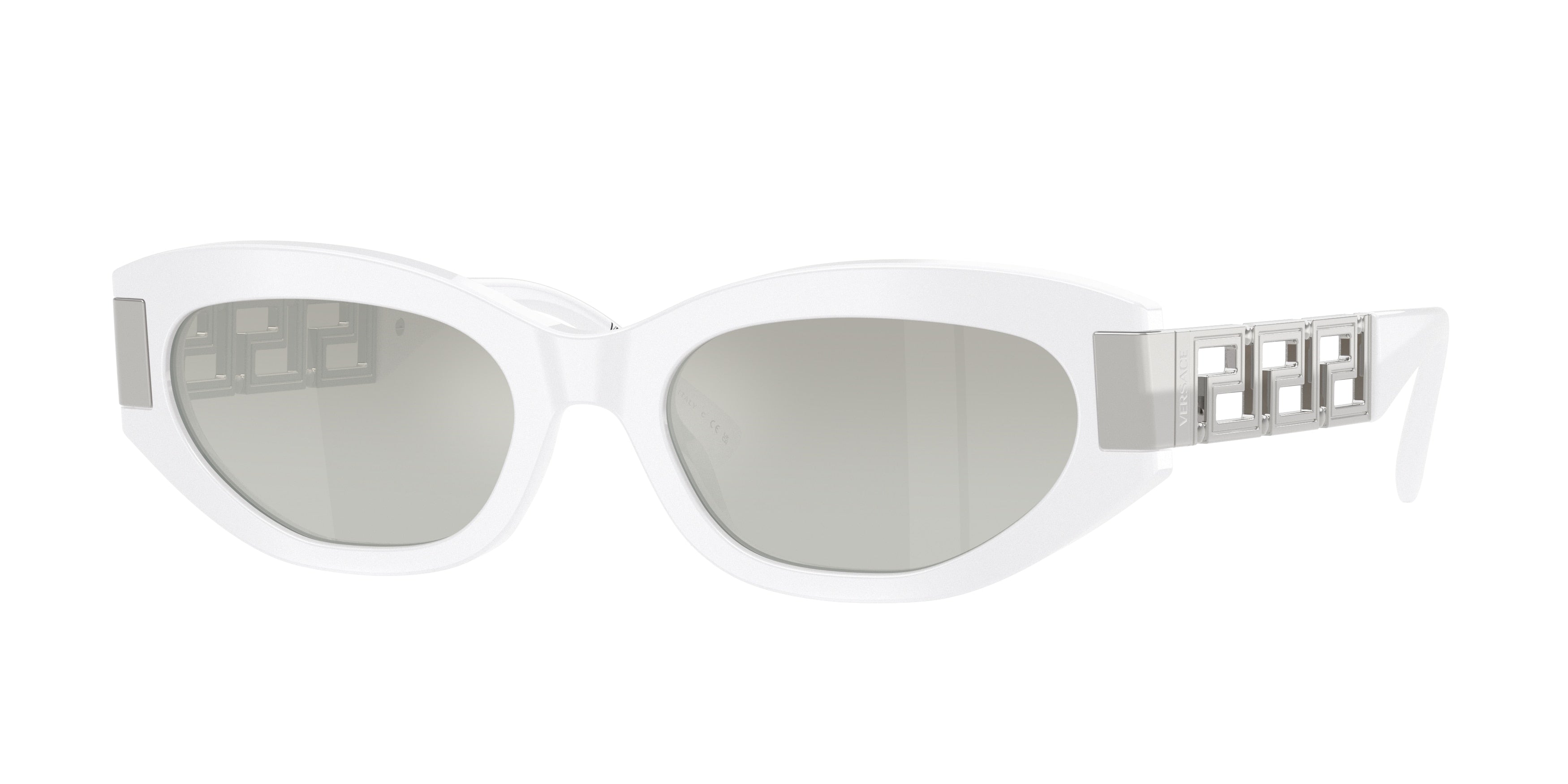Versace VE4501 Cat Eye Sunglasses  314/6V-White 54-145-19 - Color Map White