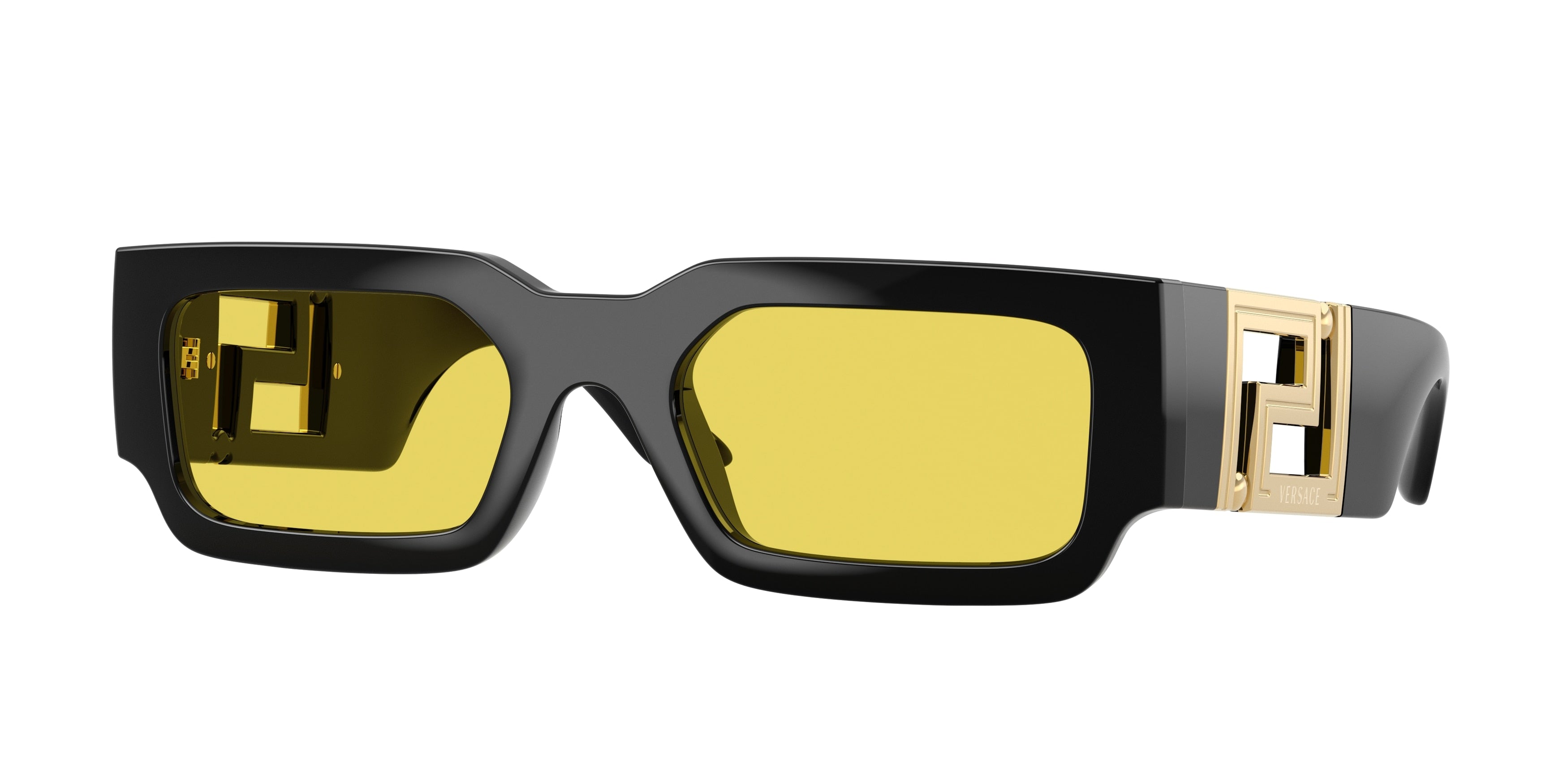 Versace VE4506U Rectangle Sunglasses GB1/85-Black 54-140-21 - Color Map Black