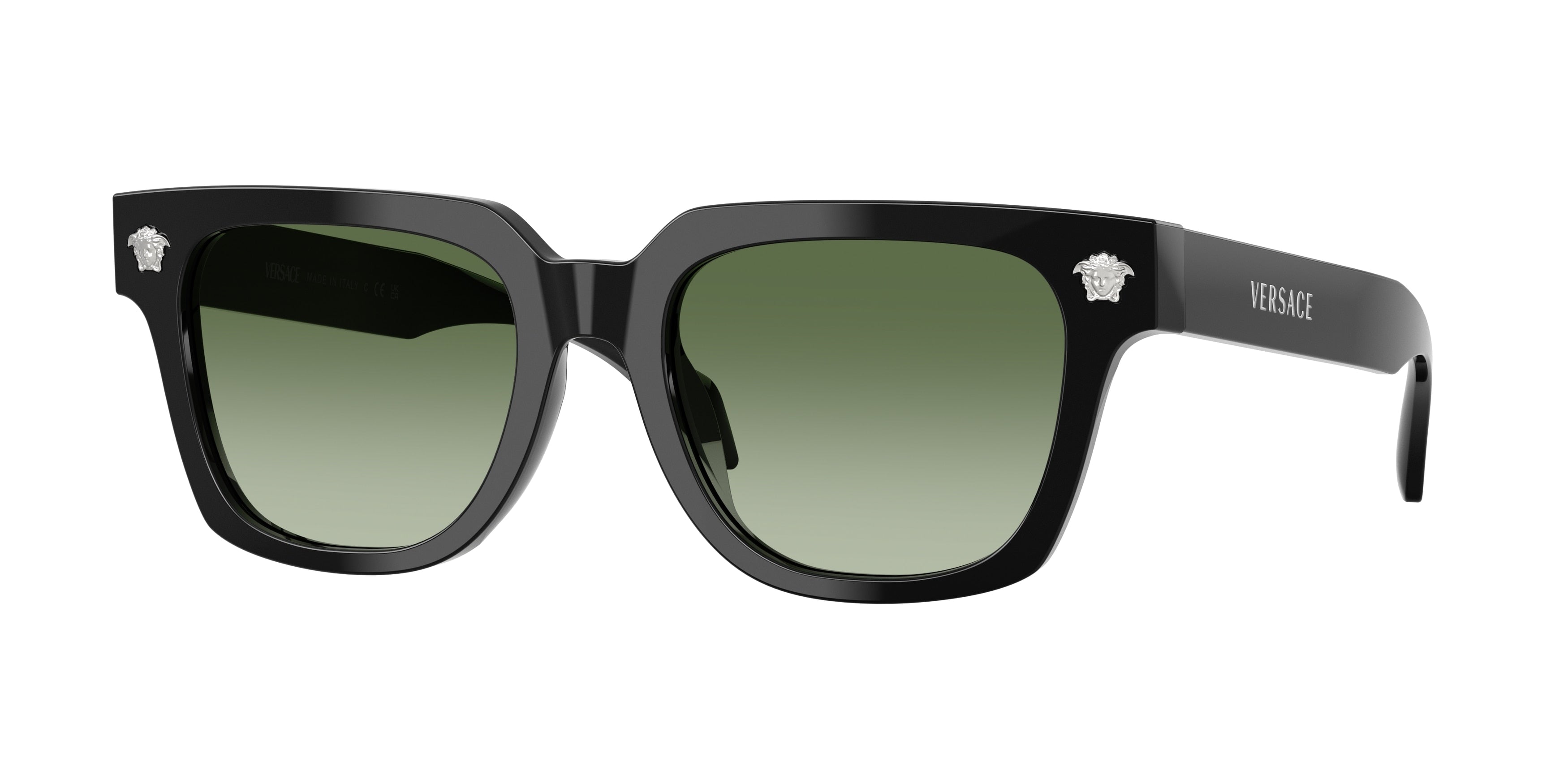 Versace VE4510U Square Sunglasses GB1/8E-Black 52-140-19 - Color Map Black