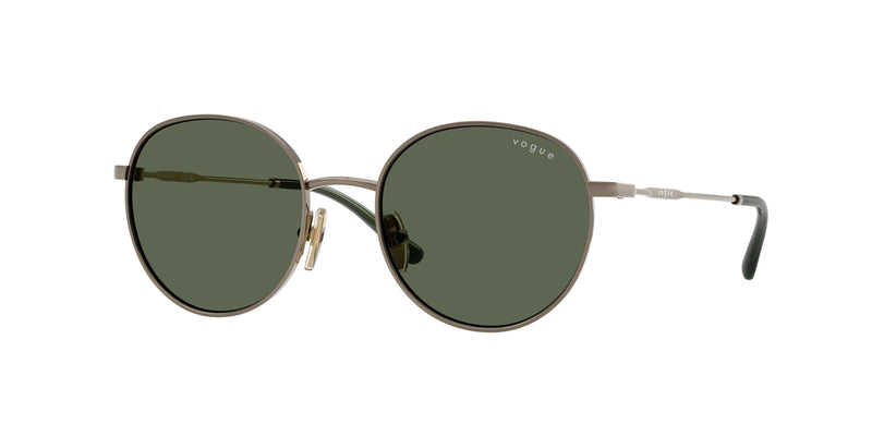 VOGUE JUNIOR SUN VJ1002 Round Sunglasses 513871-Light Brown 49-130-18 - Color Map Brown