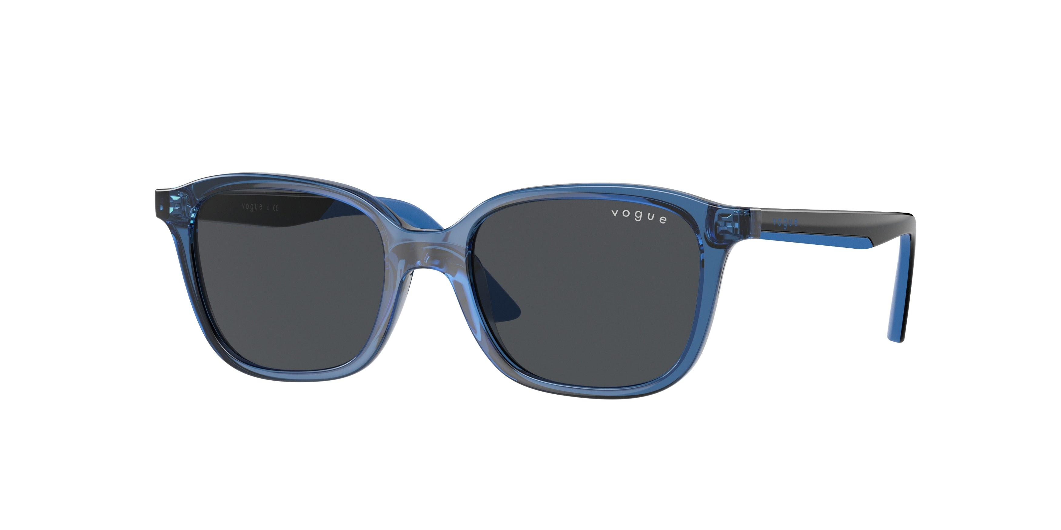 VOGUE JUNIOR SUN VJ2014 Pillow Sunglasses 298887-Transparent Blue 45-125-16 - Color Map Blue