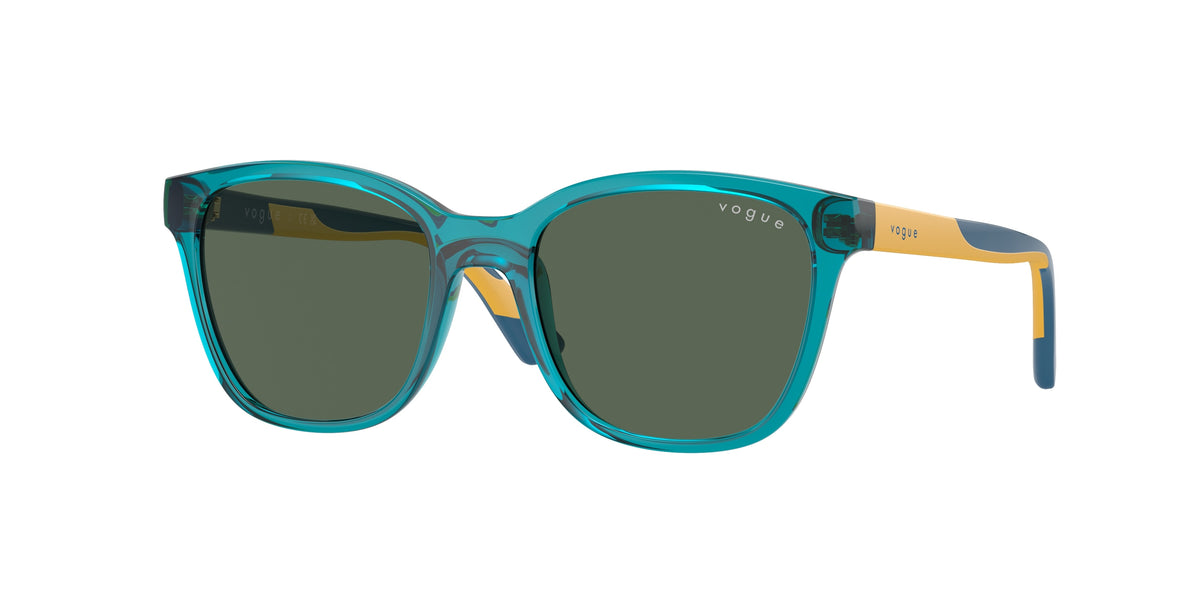 VOGUE JUNIOR SUN VJ2019 Pillow Sunglasses 306871-Transparent Blue 48-125-17 - Color Map Blue