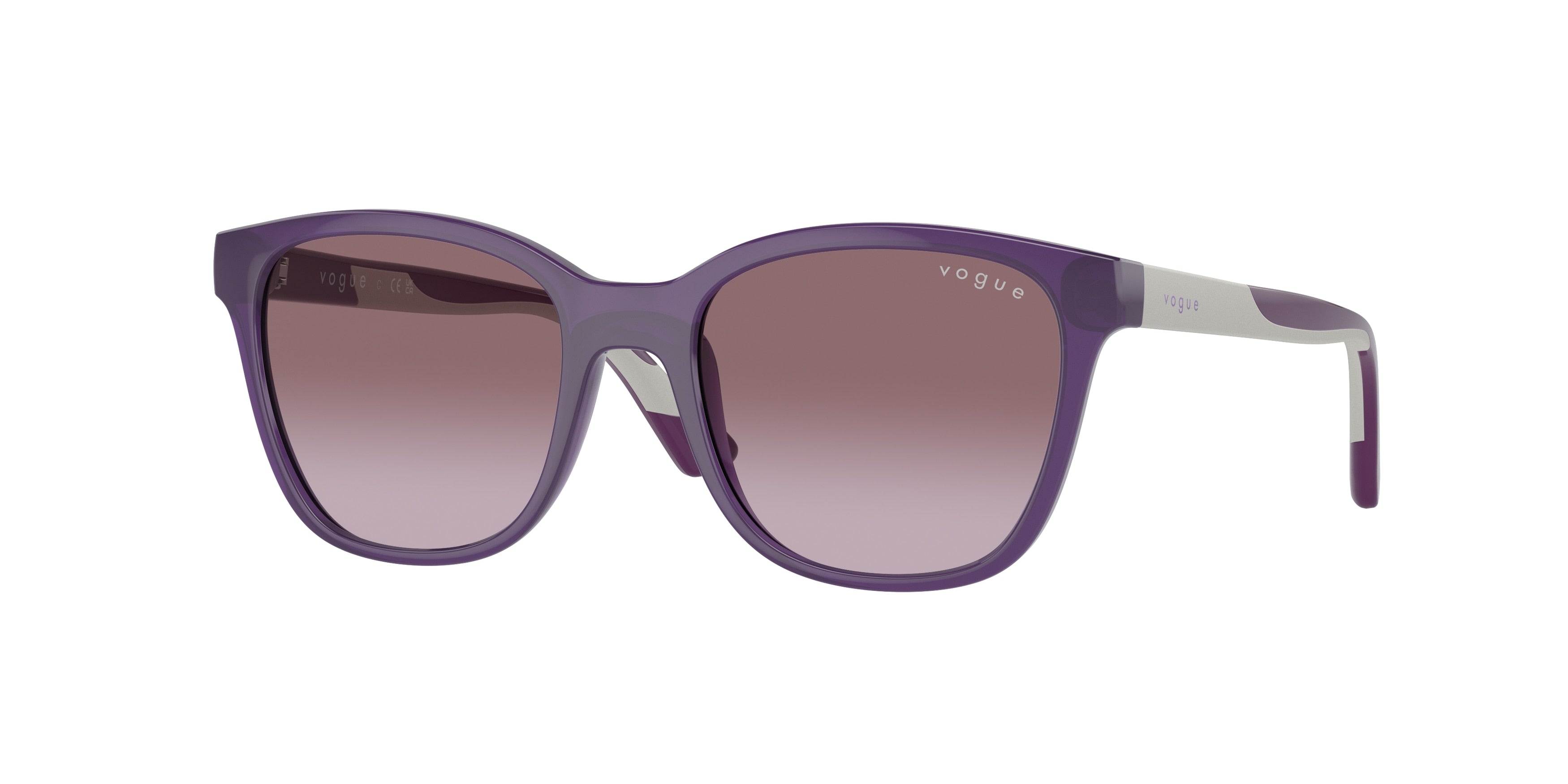 VOGUE JUNIOR SUN VJ2019 Pillow Sunglasses 30698H-Opal Violet 48-125-17 - Color Map Violet