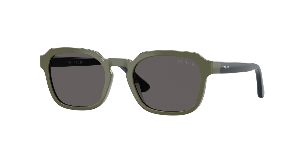 VOGUE JUNIOR SUN VJ2025 Irregular Sunglasses 318587-Full Army Green 46-130-18 - Color Map Green