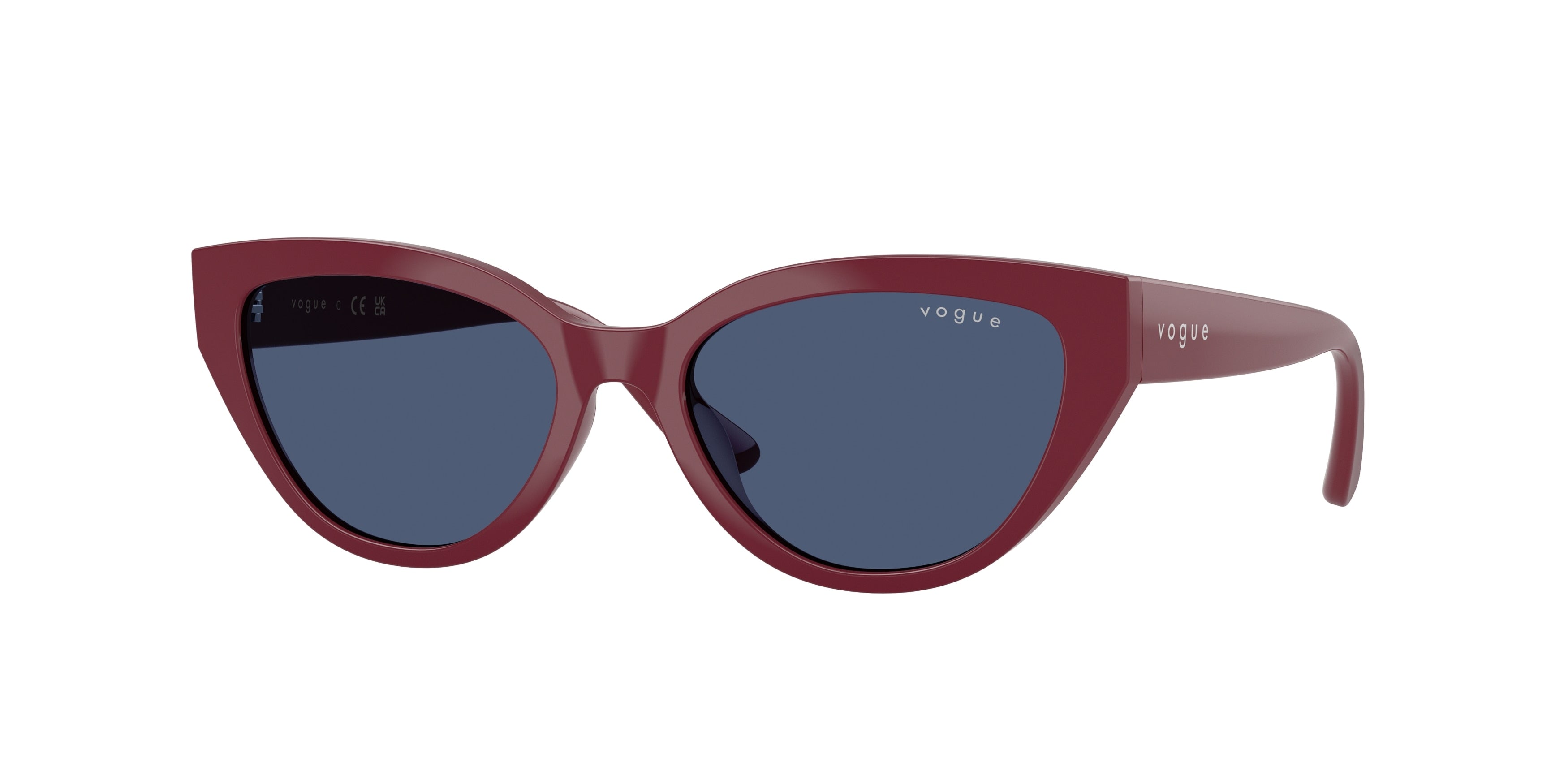 VOGUE JUNIOR SUN VJ2026 Butterfly Sunglasses 287580-Full Cherry 50-130-16 - Color Map Red