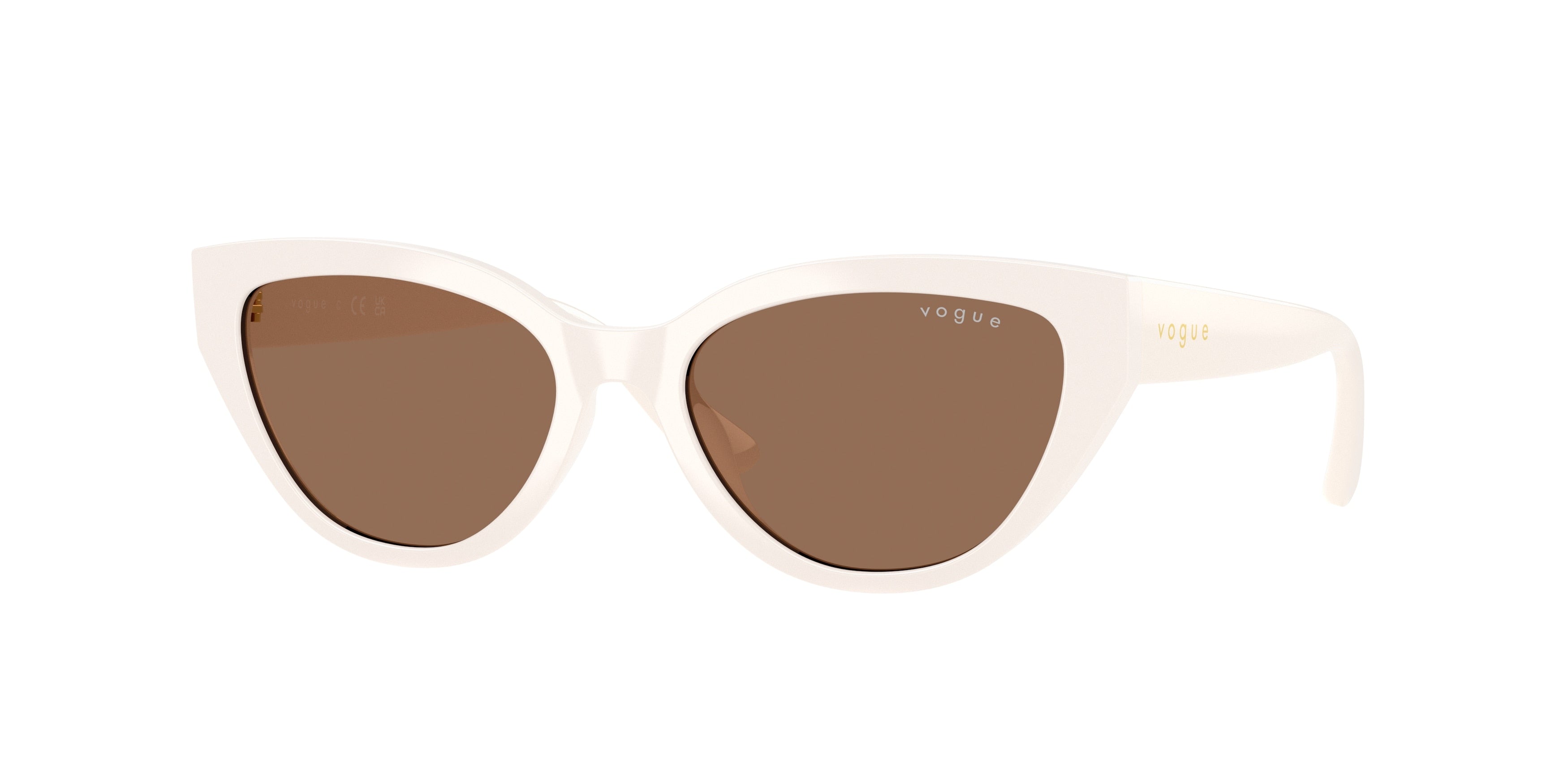 VOGUE JUNIOR SUN VJ2026 Butterfly Sunglasses 312473-Ivory 50-130-16 - Color Map Beige