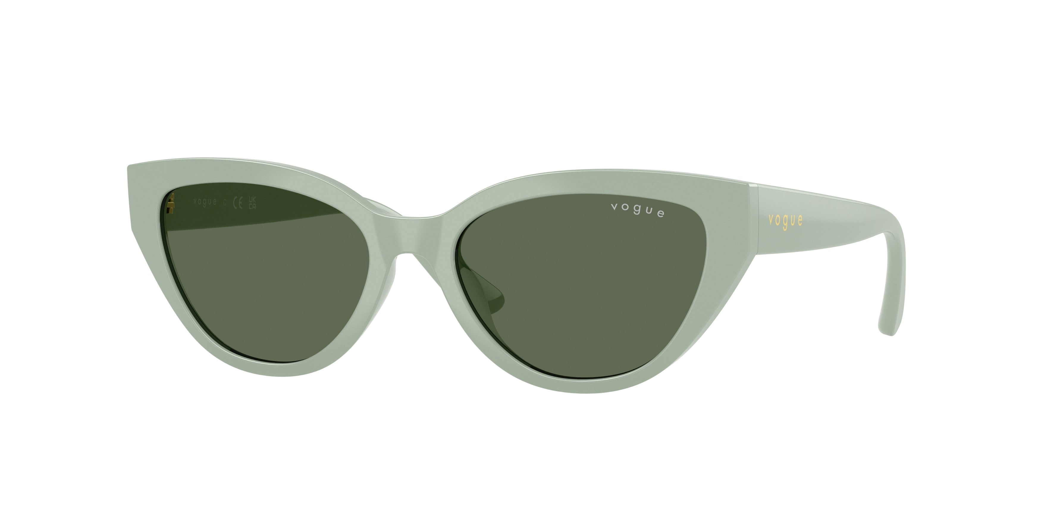 VOGUE JUNIOR SUN VJ2026 Butterfly Sunglasses 318371-Full Light Green 50-130-16 - Color Map Green