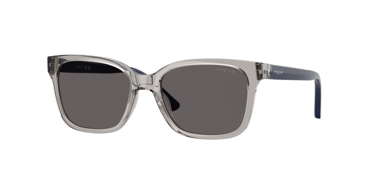 VOGUE JUNIOR SUN VJ2027 Rectangle Sunglasses 272687-Transparent Grey 49-130-16 - Color Map Grey
