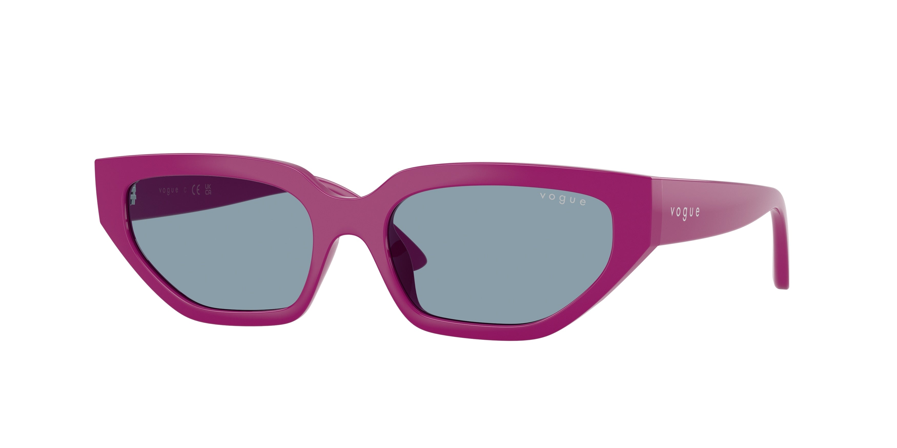 VOGUE JUNIOR SUN VJ2029 Irregular Sunglasses  230180-Full Fuchsia 52-134-16 - Color Map Pink