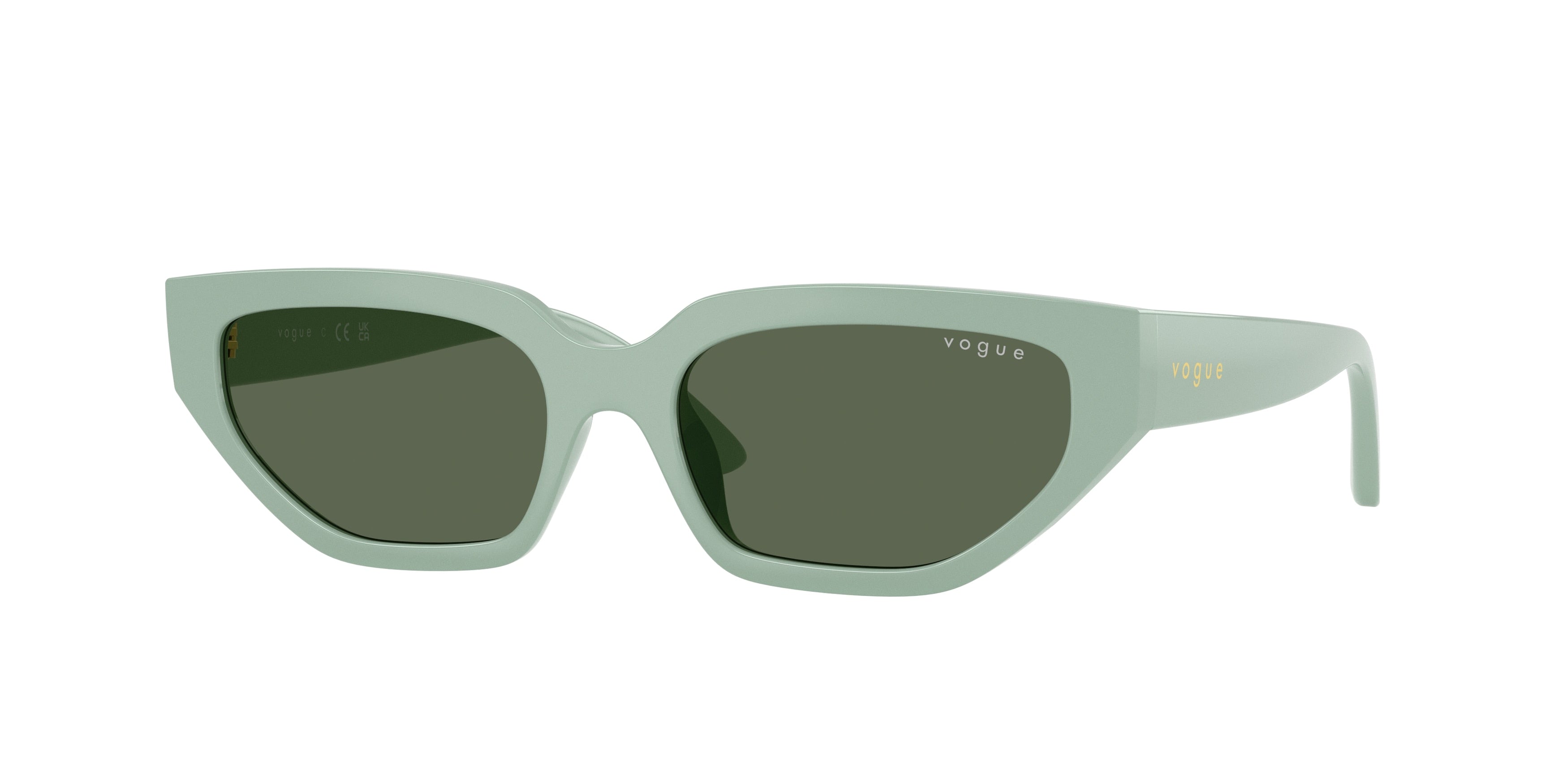 VOGUE JUNIOR SUN VJ2029 Irregular Sunglasses 320571-Full Sage 52-134-16 - Color Map Green