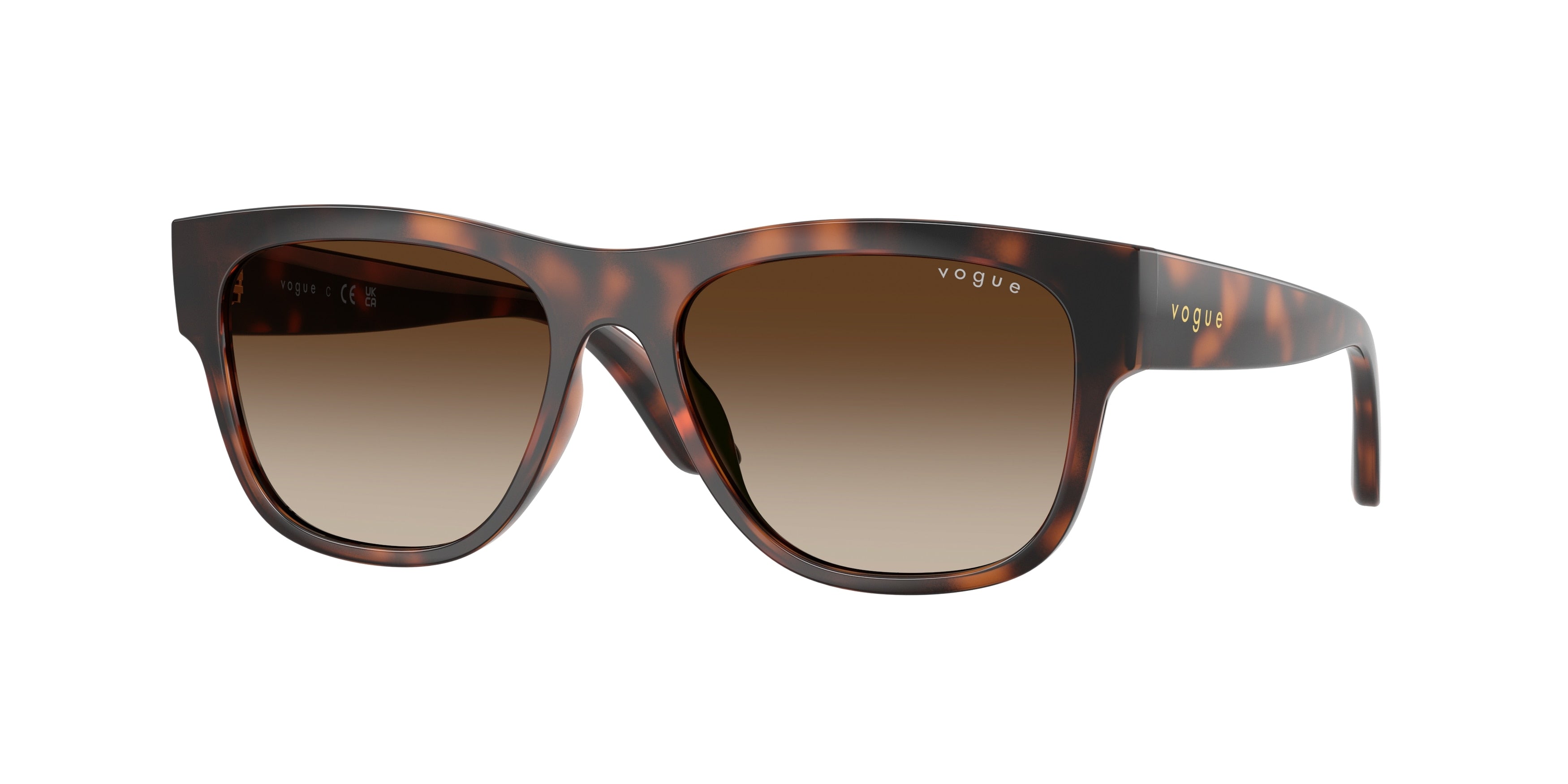 VOGUE JUNIOR SUN VJ2030 Pillow Sunglasses 271813-Total Dark Havana 52-134-16 - Color Map Brown