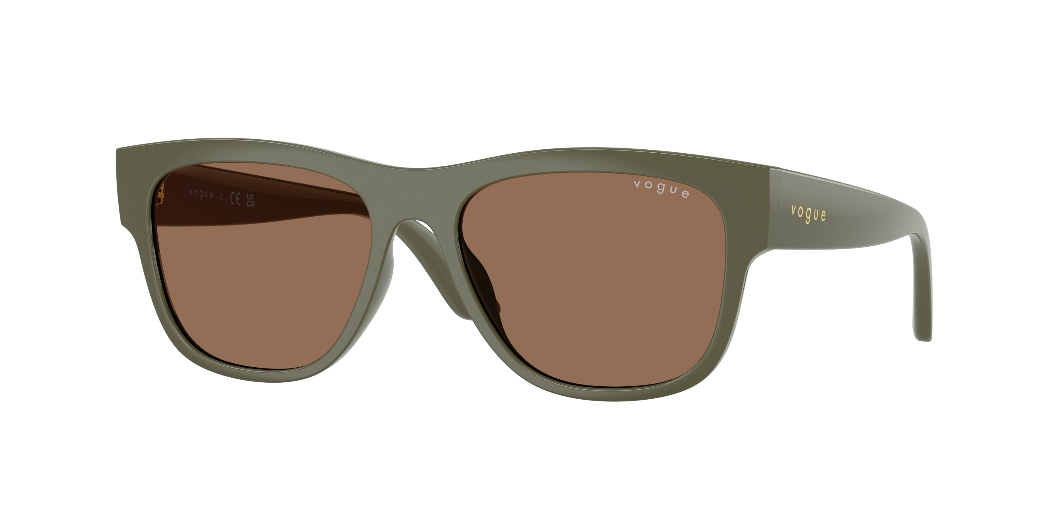VOGUE JUNIOR SUN VJ2030 Pillow Sunglasses 318573-Full Army Green 52-134-16 - Color Map Green