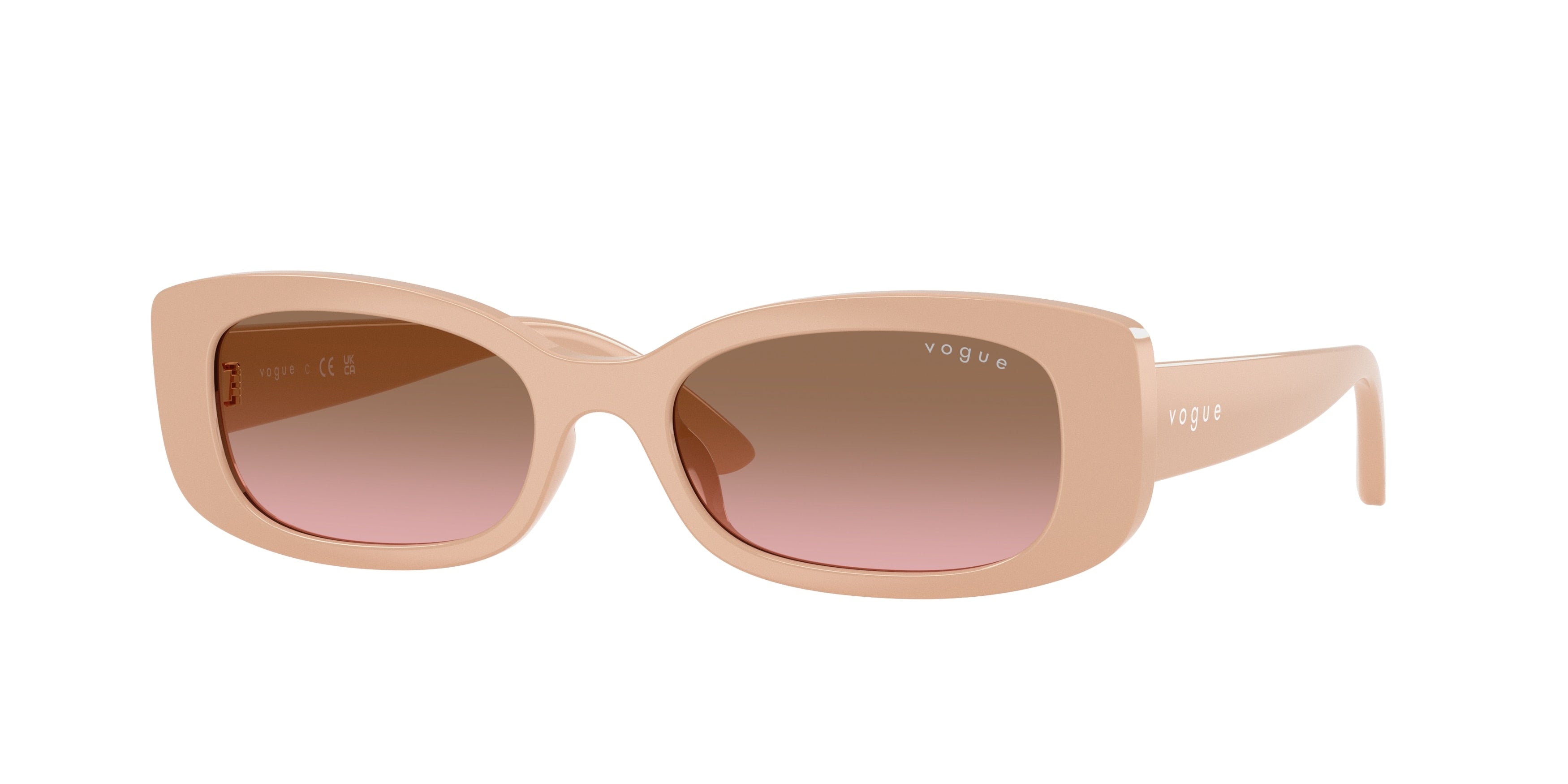 VOGUE JUNIOR SUN VJ2031 Pillow Sunglasses 326314-Powder Pink 51-134-17 - Color Map Pink