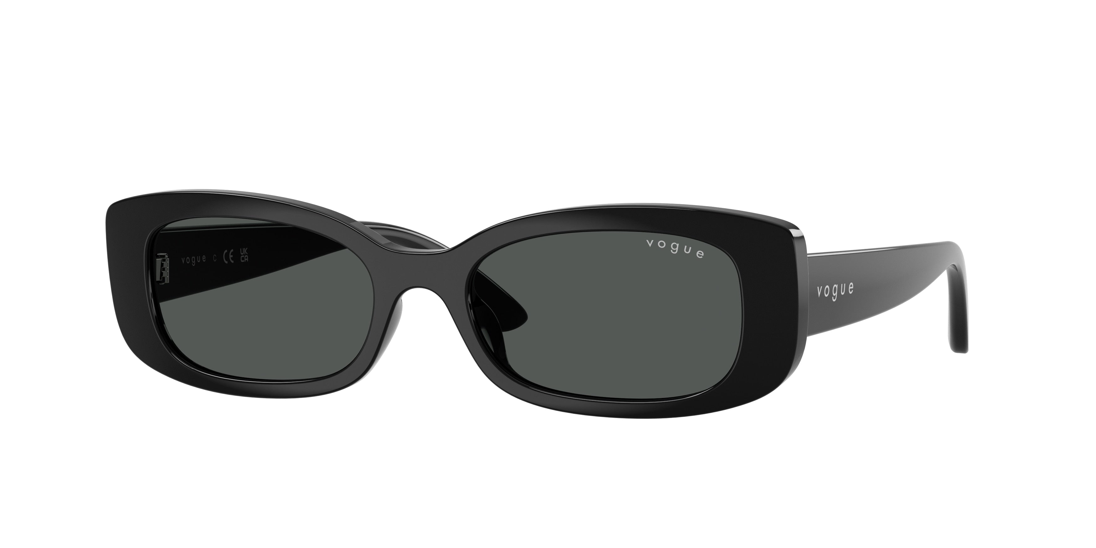 VOGUE JUNIOR SUN VJ2031 Pillow Sunglasses W44/87-Black 51-134-17 - Color Map Black