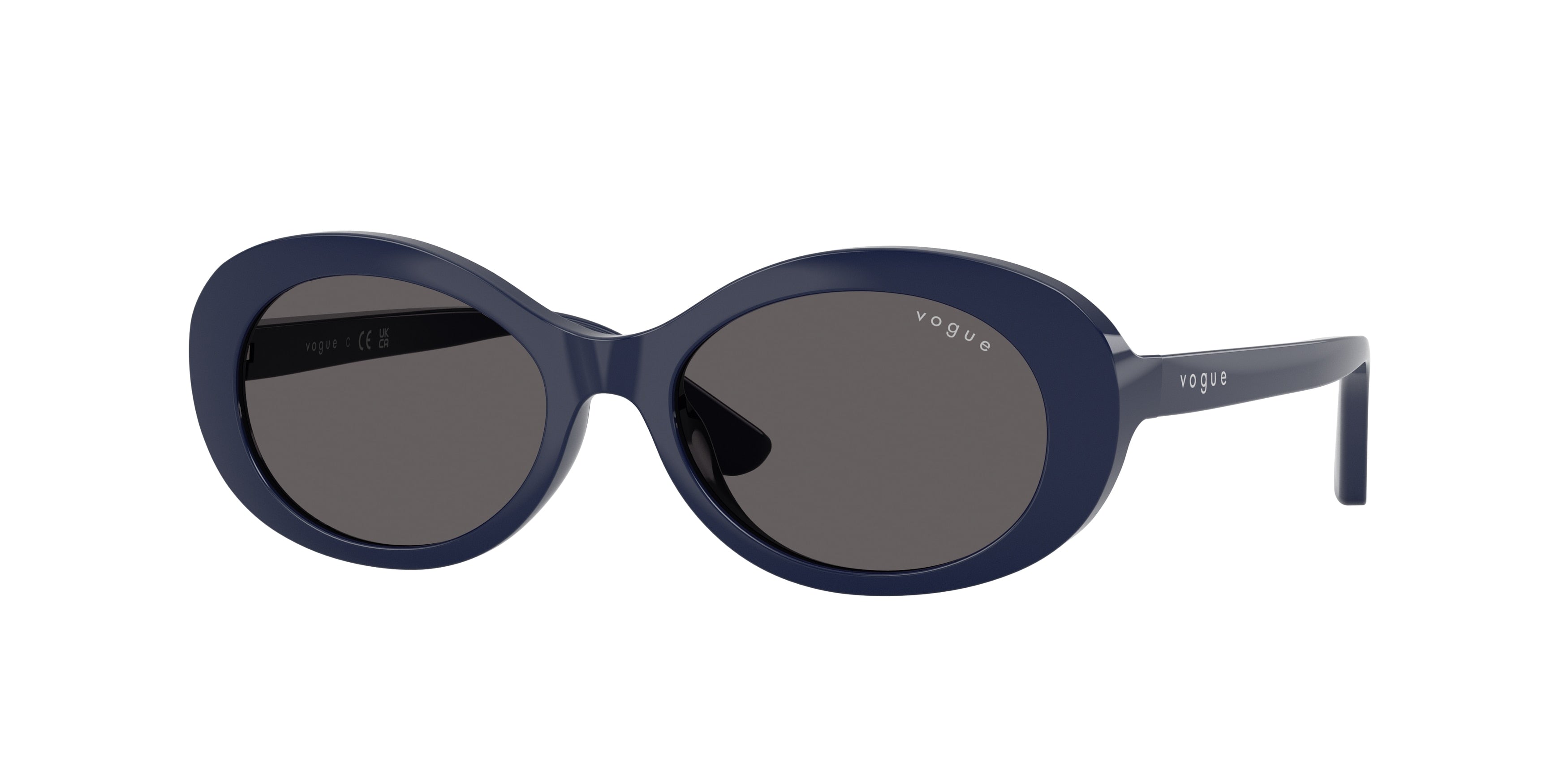 VOGUE JUNIOR SUN VJ2032 Oval Sunglasses 228887-Full Blue 49-130-16 - Color Map Blue