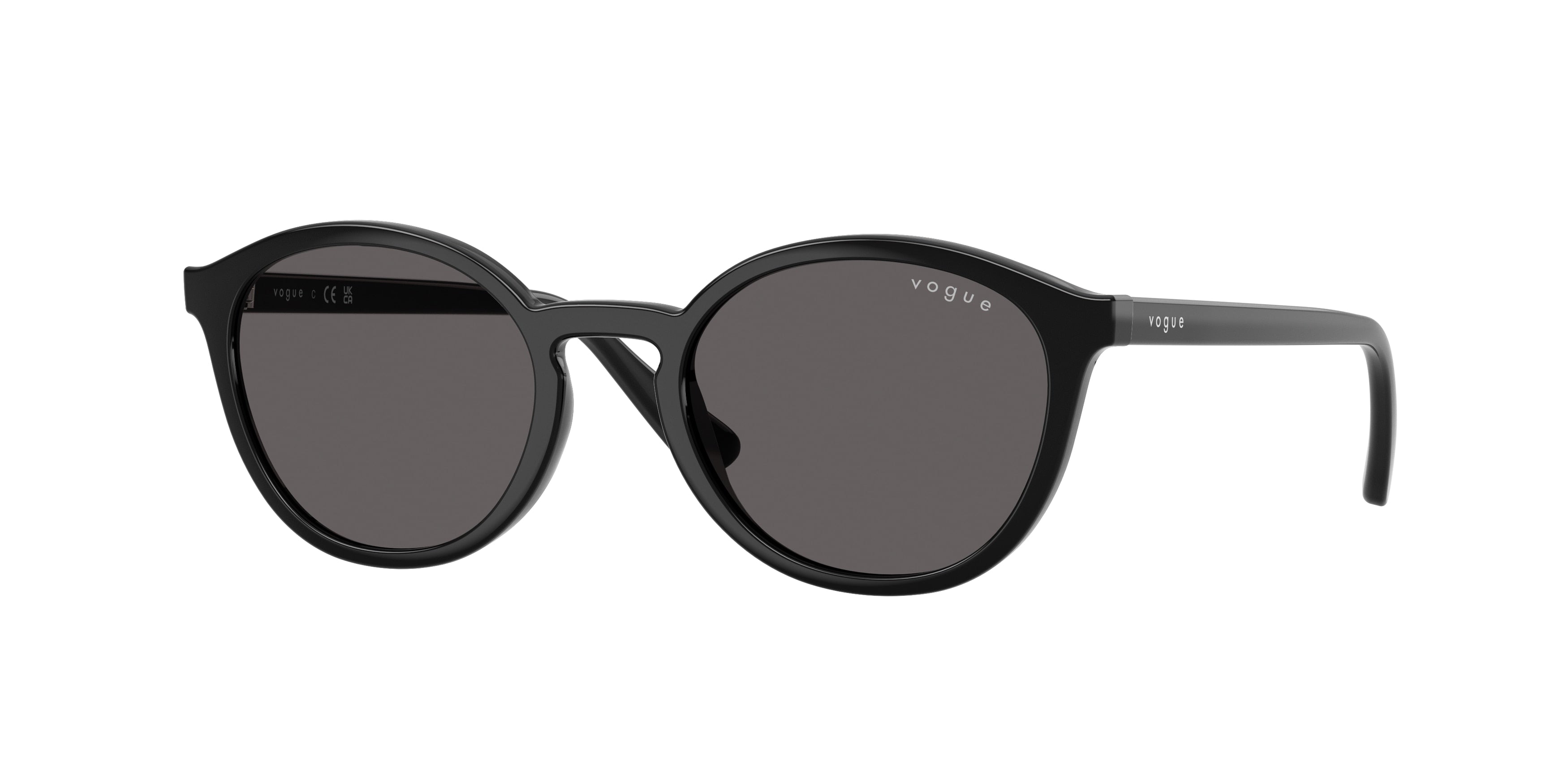 VOGUE JUNIOR SUN VJ2033 Phantos Sunglasses W44/87-Black 48-135-19 - Color Map Black