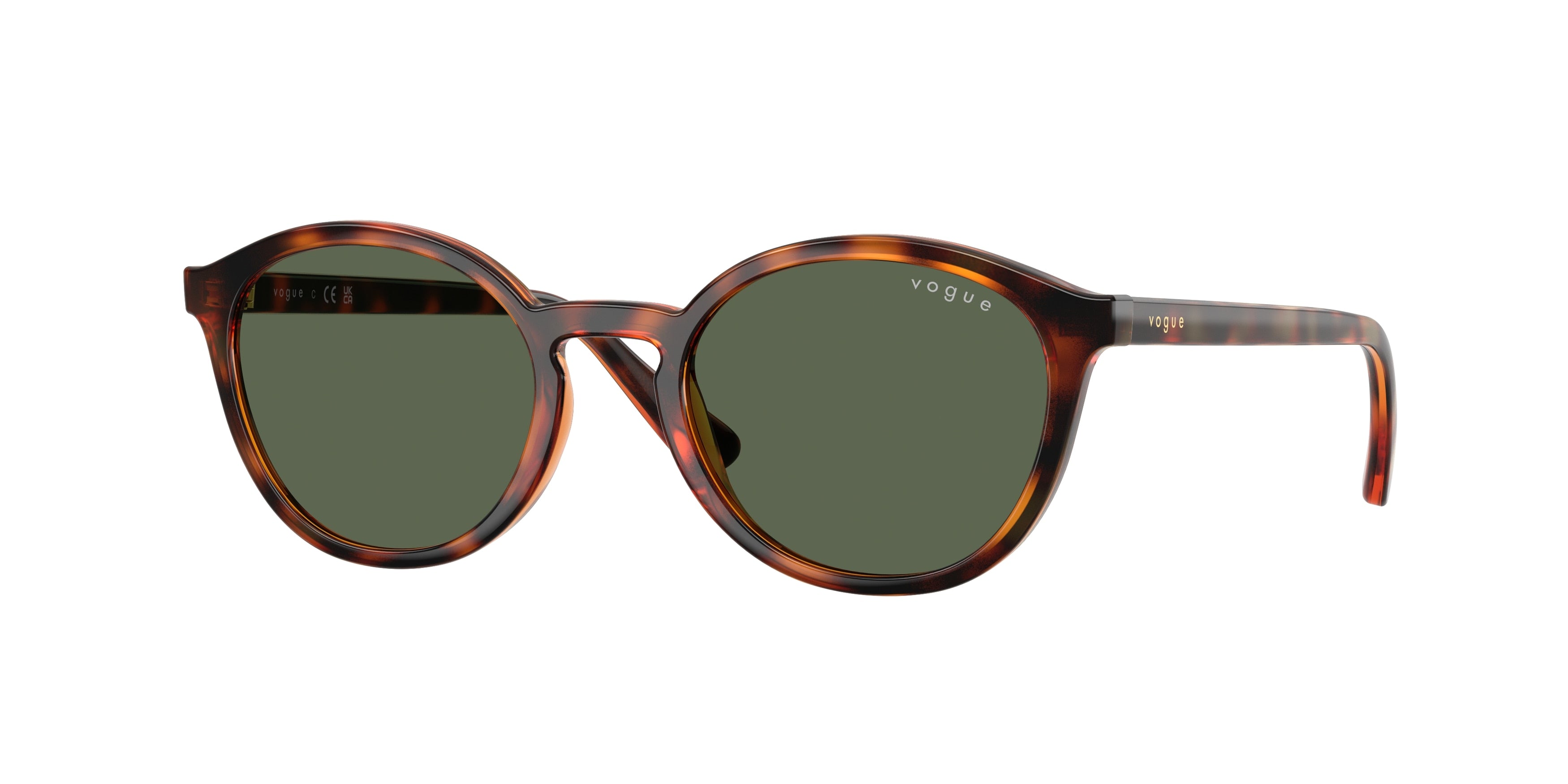 VOGUE JUNIOR SUN VJ2033 Phantos Sunglasses W65671-Dark Havana 48-135-19 - Color Map Brown