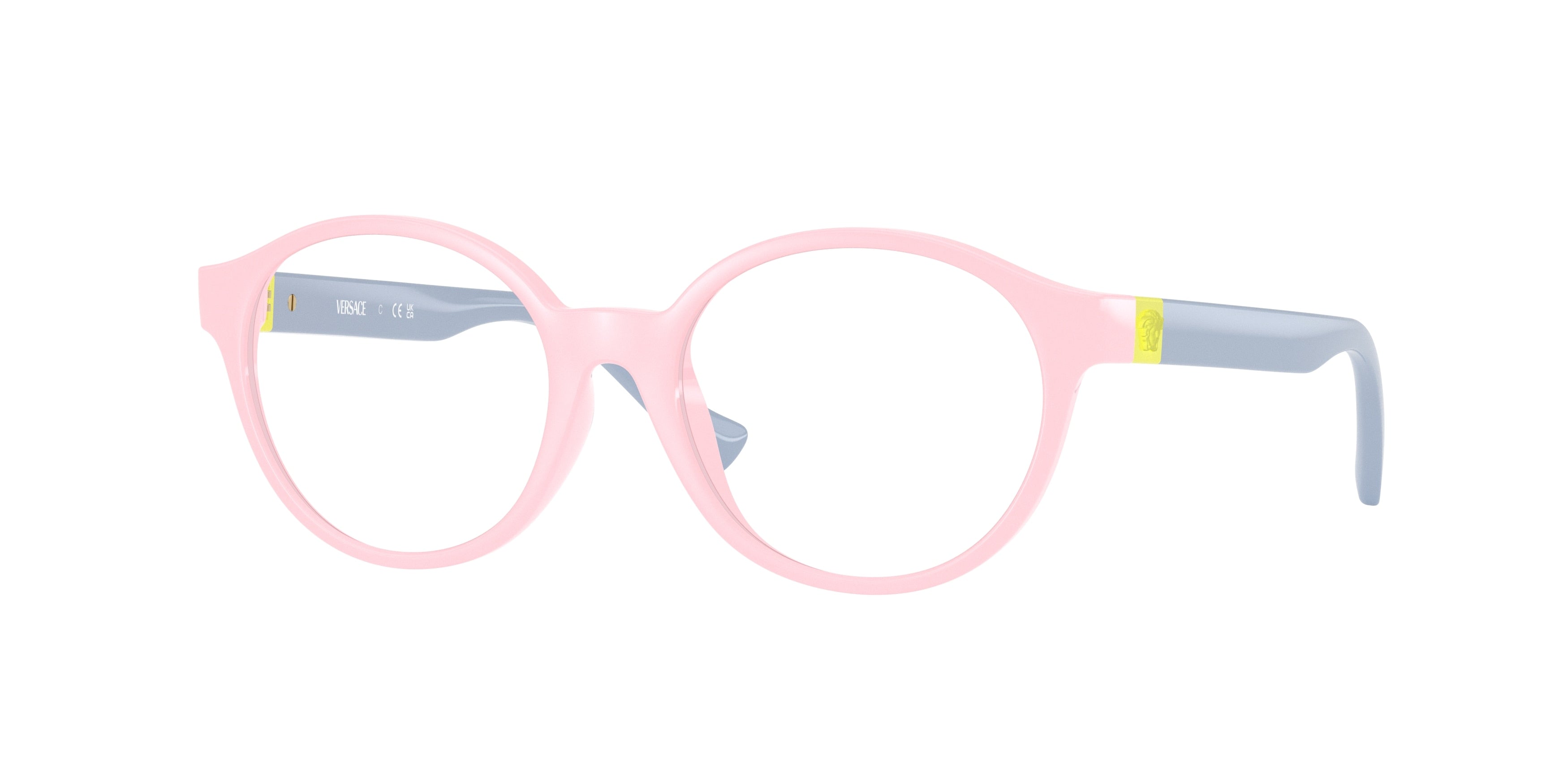 Versace Kids VK3007U Phantos Eyeglasses 5440-Full Pink 48-130-16 - Color Map Pink