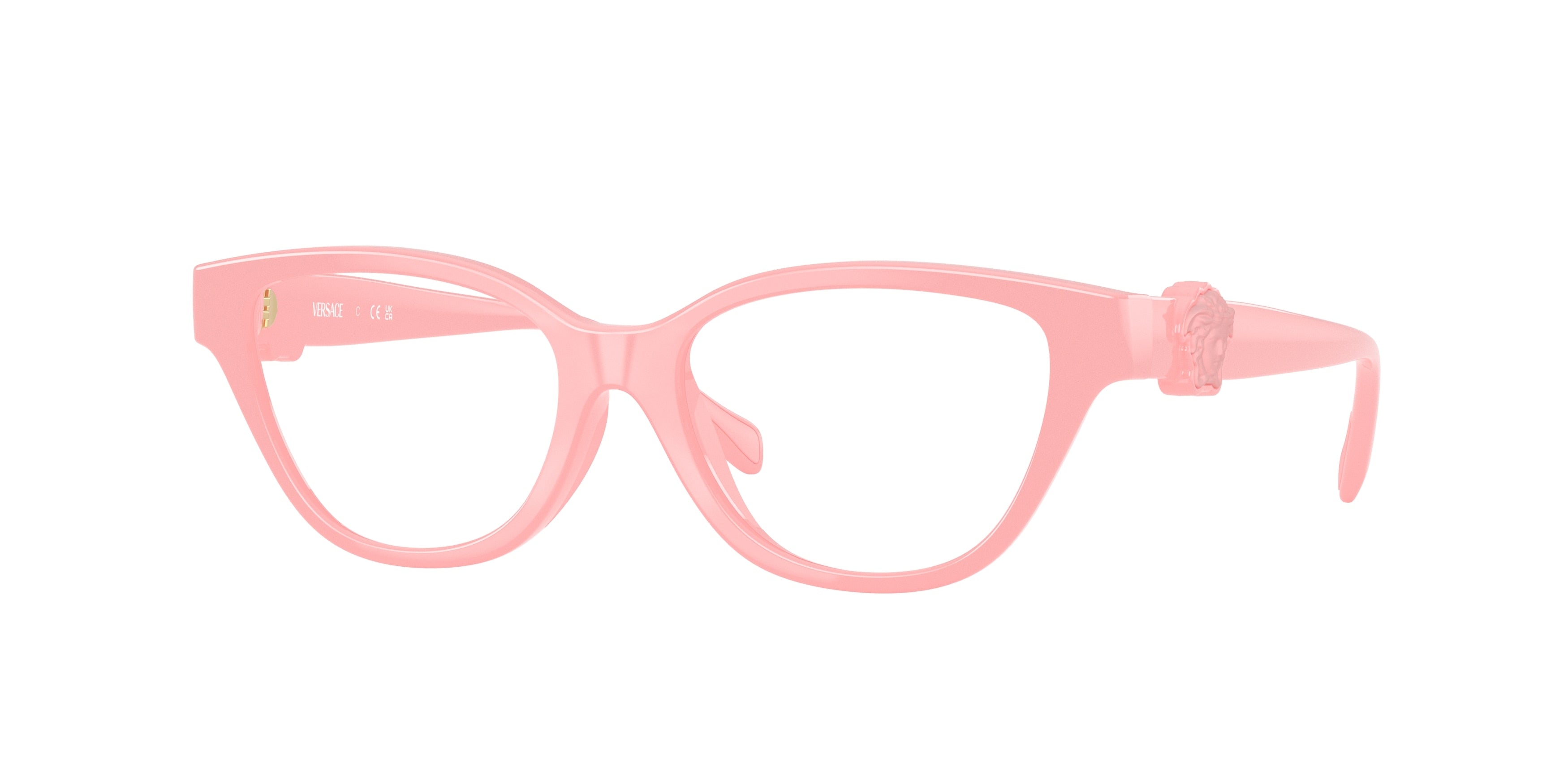 Versace Kids VK3011U Cat Eye Eyeglasses 5452-Pink 49-130-15 - Color Map Pink