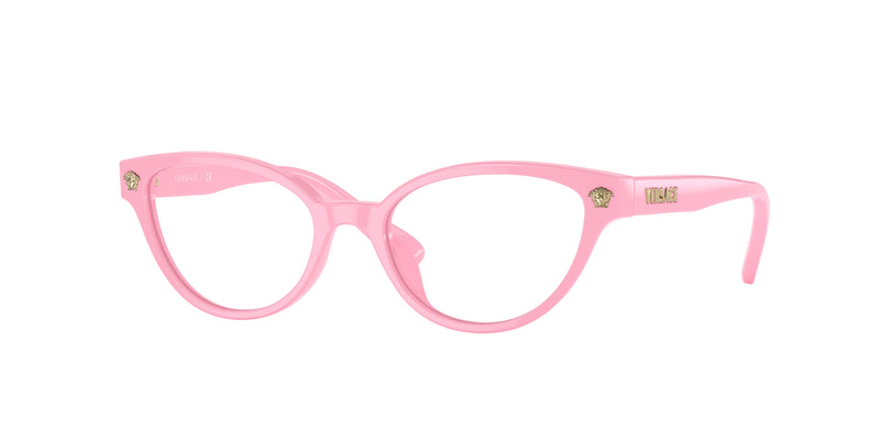 Versace Kids VK3322U Cat Eye Eyeglasses 5376-Pink 47-130-16 - Color Map Pink