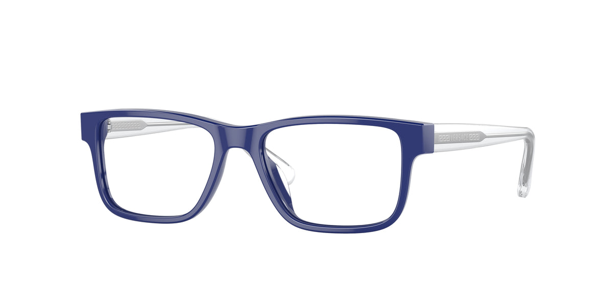 Versace Kids VK3324U Rectangle Eyeglasses 5294-Blue 47-130-15 - Color Map Blue