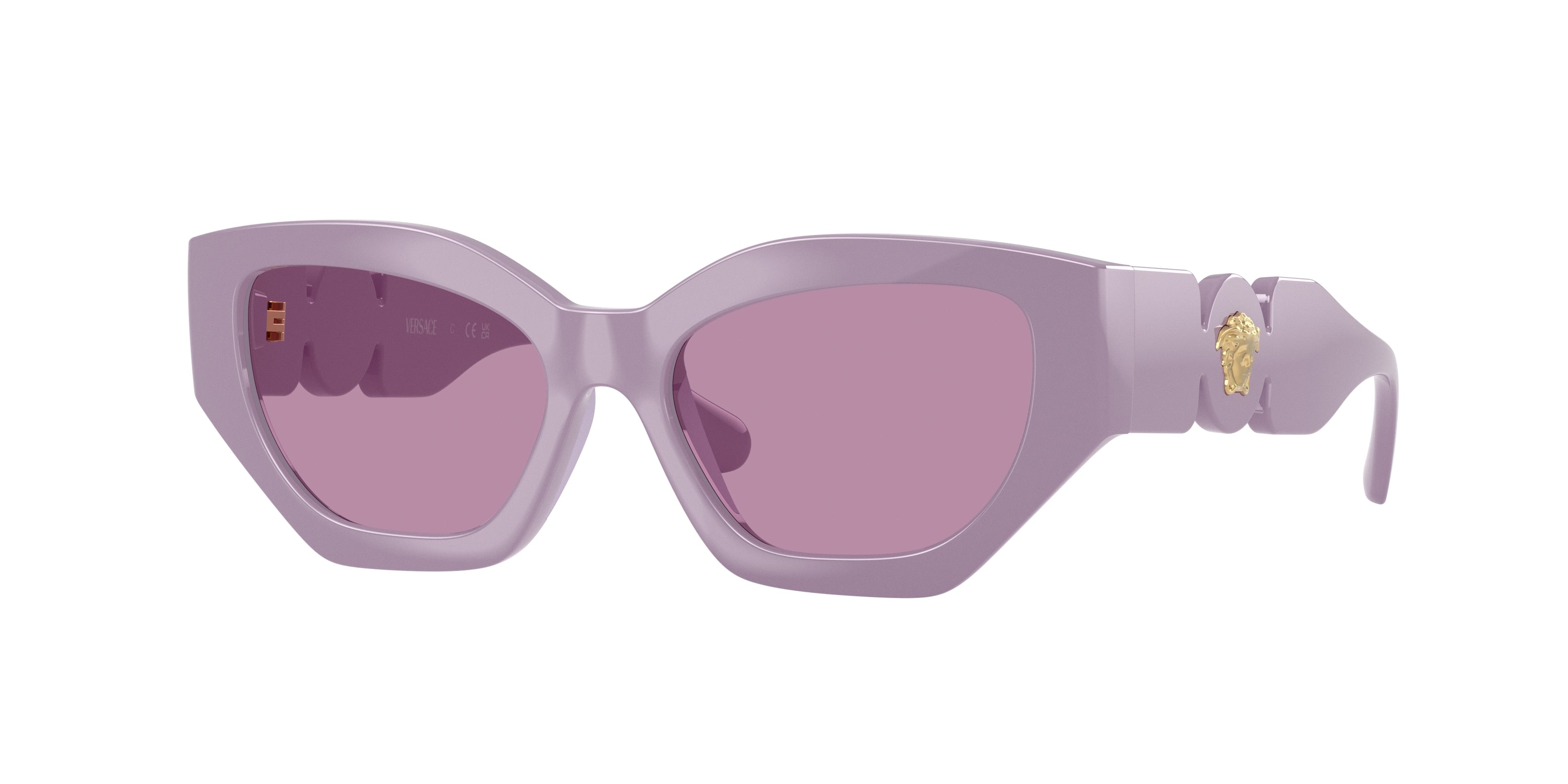 Versace Kids VK4007U Irregular Sunglasses 5526AK-Lilac 48-130-15 - Color Map Violet