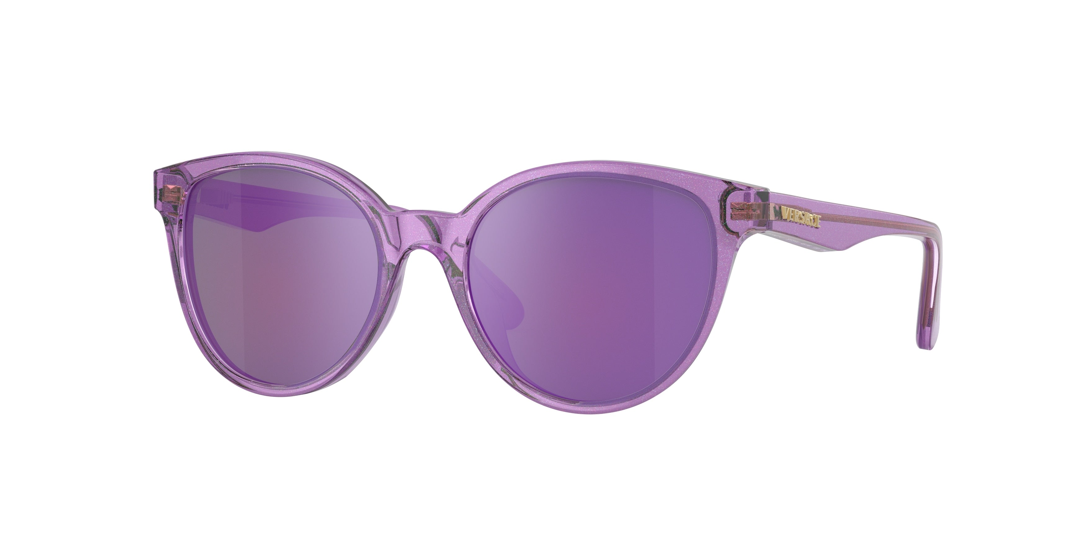 Versace Kids VK4427U Phantos Sunglasses 53734V-Lilac Glitter 46-130-16 - Color Map Violet